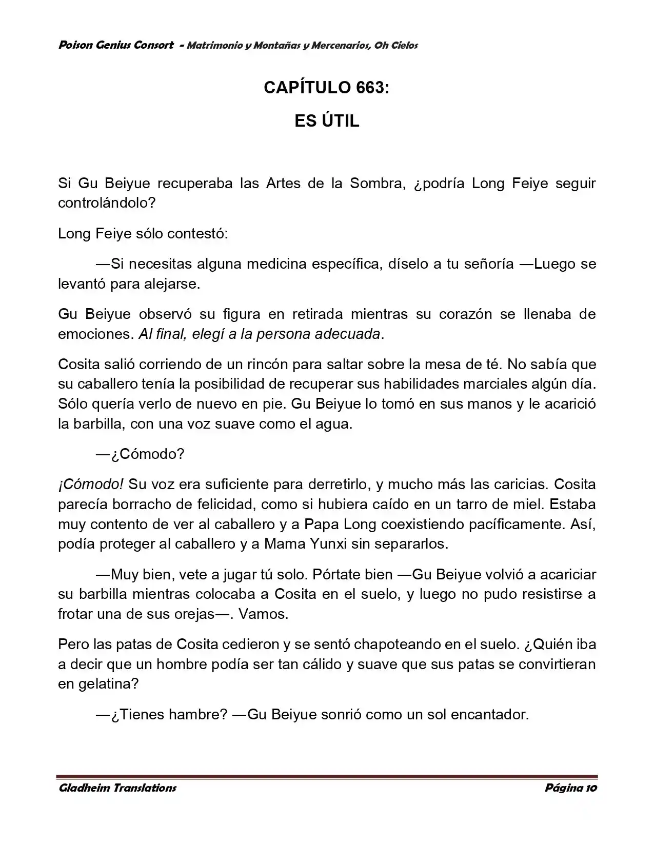 Poison Genious Consort (Novela) - Capítulo 381 - Página 8 - LectorTMOo
