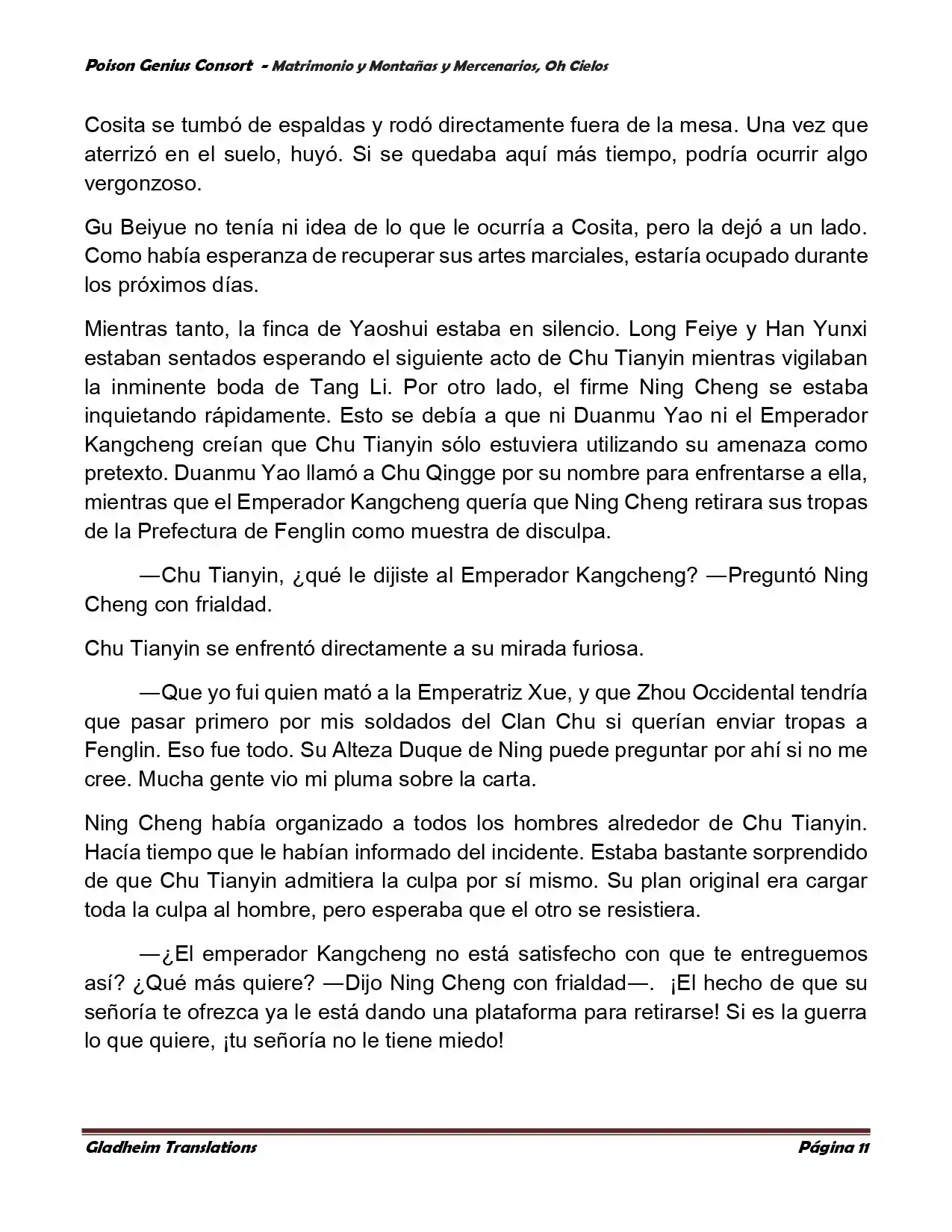 Poison Genious Consort (Novela) - Capítulo 381 - Página 10 - LectorTMOo