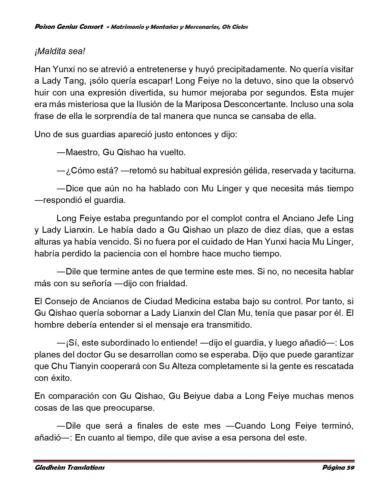 Poison Genious Consort (Novela) - Capítulo 381 - Página 85 - LectorTMOo