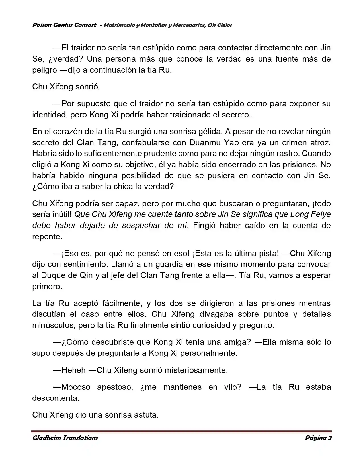 Poison Genious Consort (Novela) - Capítulo 382 - Página 3 - LectorTMOo