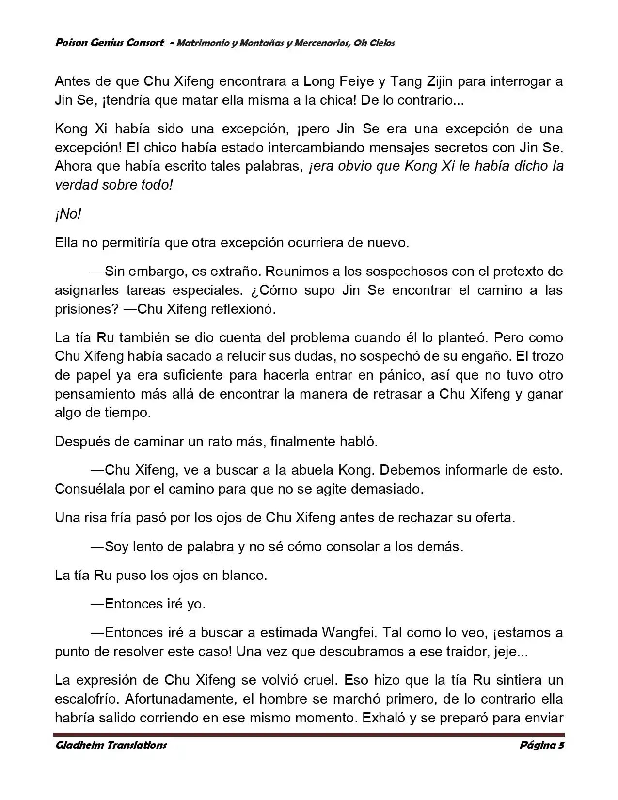 Poison Genious Consort (Novela) - Capítulo 382 - Página 6 - LectorTMOo