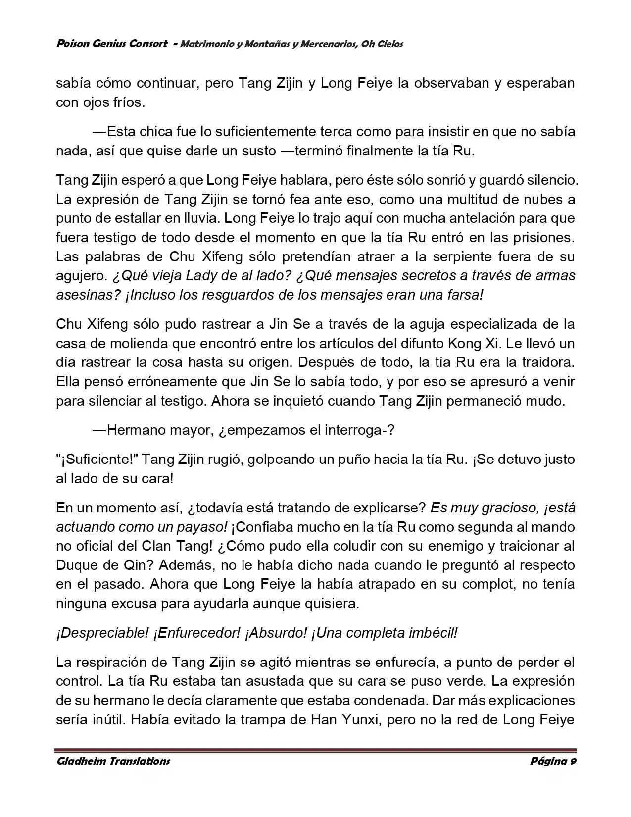 Poison Genious Consort (Novela) - Capítulo 382 - Página 11 - LectorTMOo