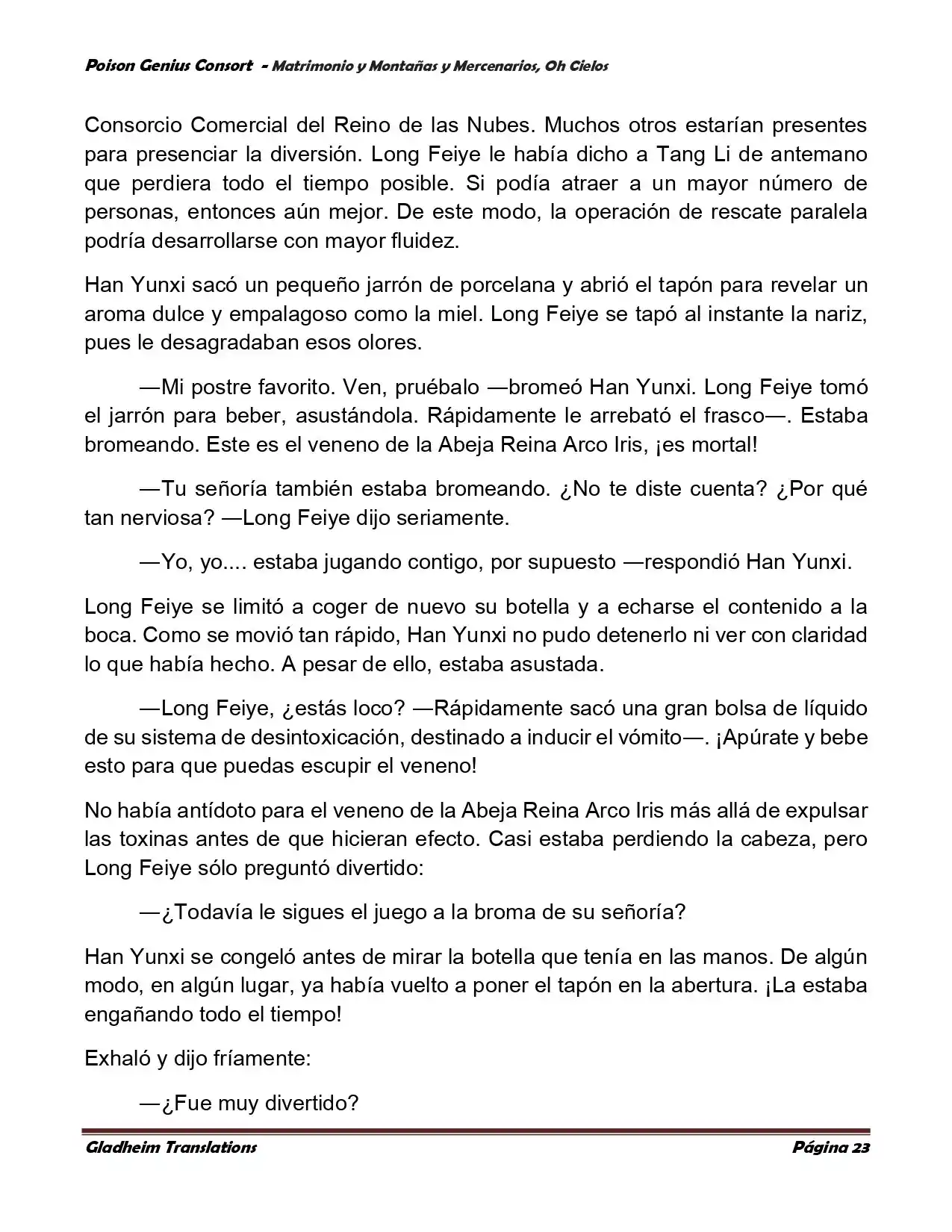 Poison Genious Consort (Novela) - Capítulo 382 - Página 29 - LectorTMOo