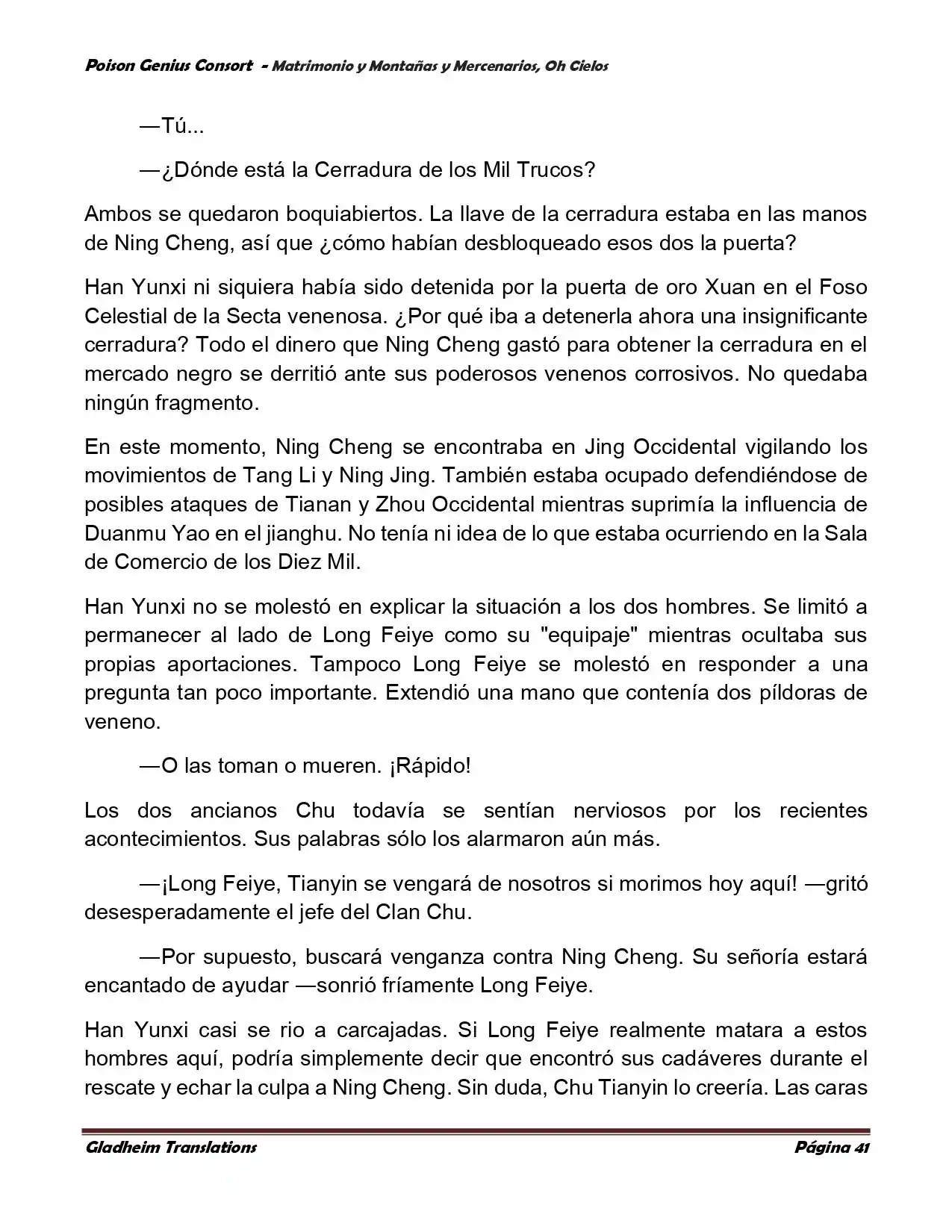 Poison Genious Consort (Novela) - Capítulo 382 - Página 51 - LectorTMOo