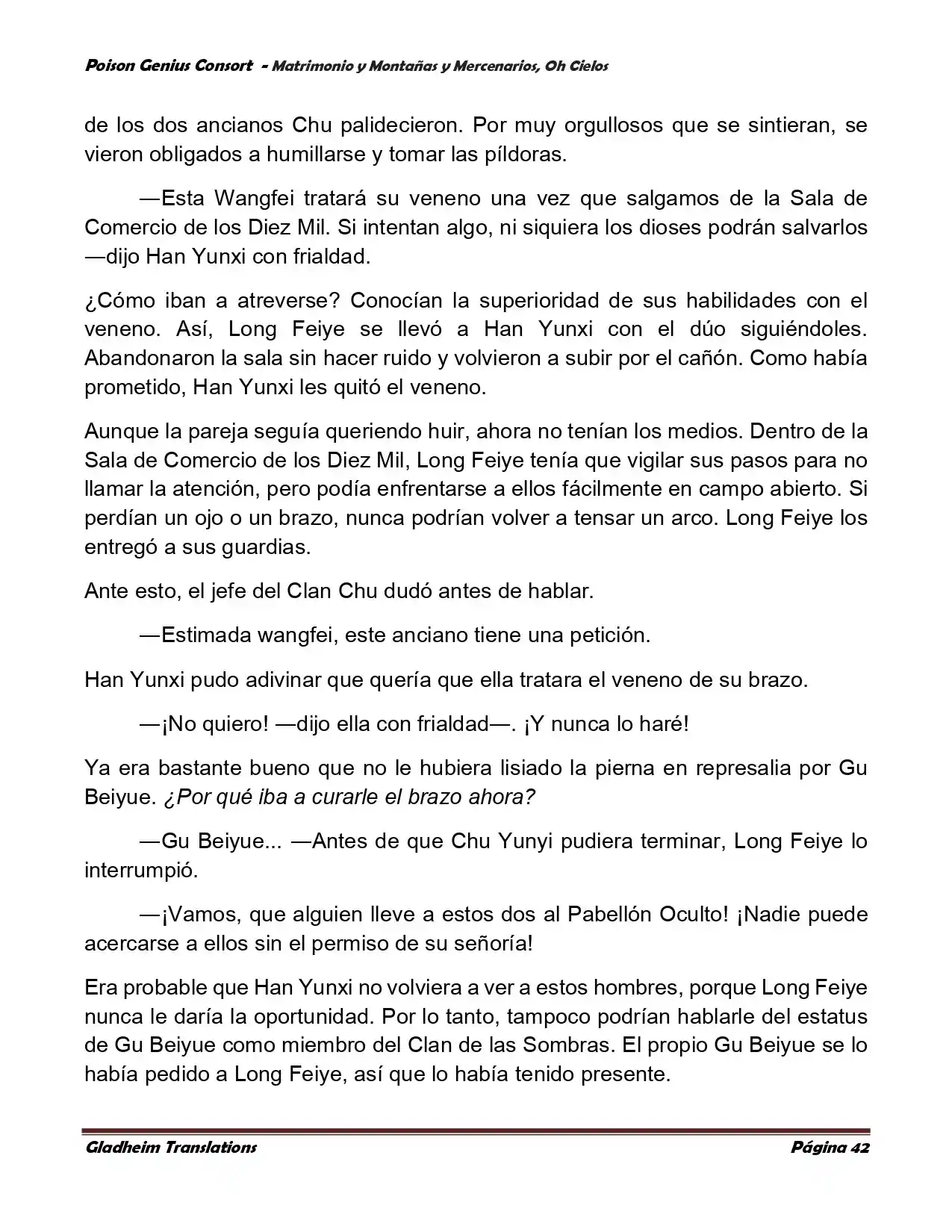 Poison Genious Consort (Novela) - Capítulo 382 - Página 52 - LectorTMOo