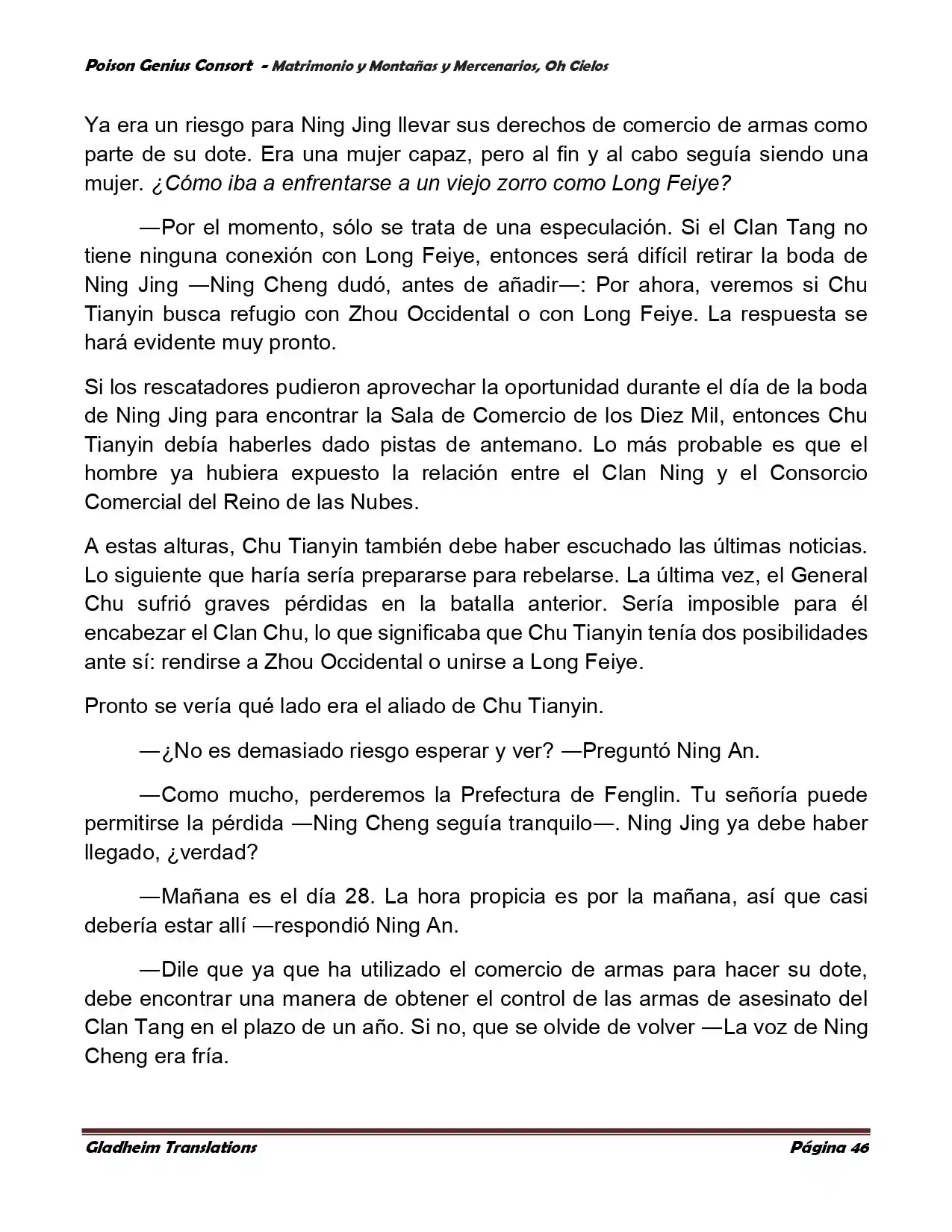 Poison Genious Consort (Novela) - Capítulo 382 - Página 56 - LectorTMOo