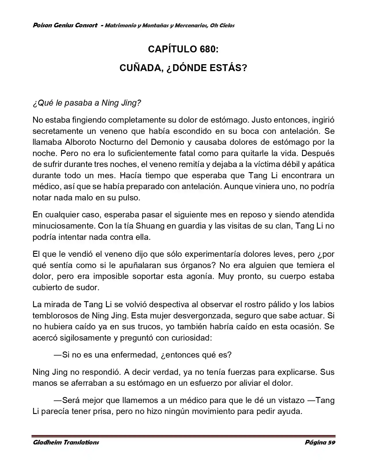 Poison Genious Consort (Novela) - Capítulo 382 - Página 75 - LectorTMOo