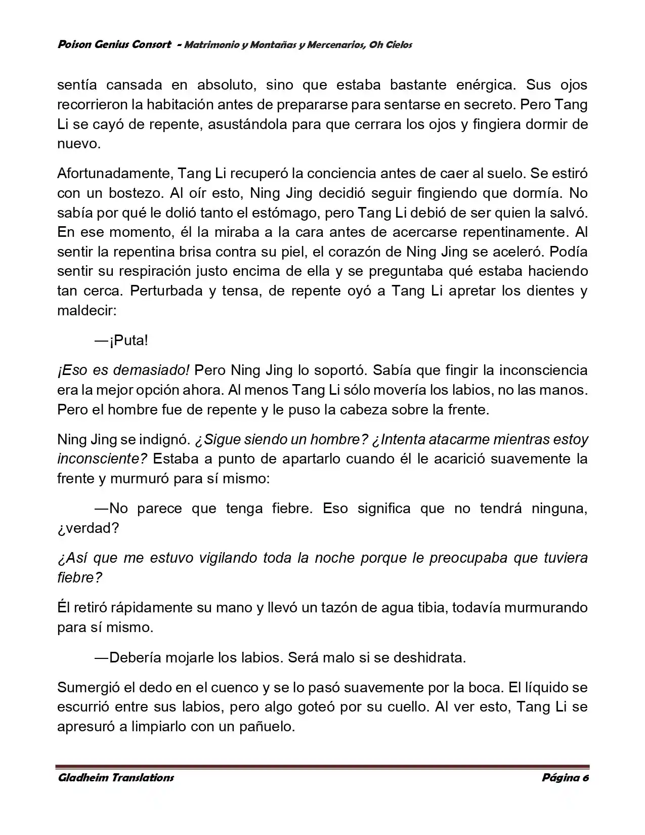 Poison Genious Consort (Novela) - Capítulo 383 - Página 6 - LectorTMOo