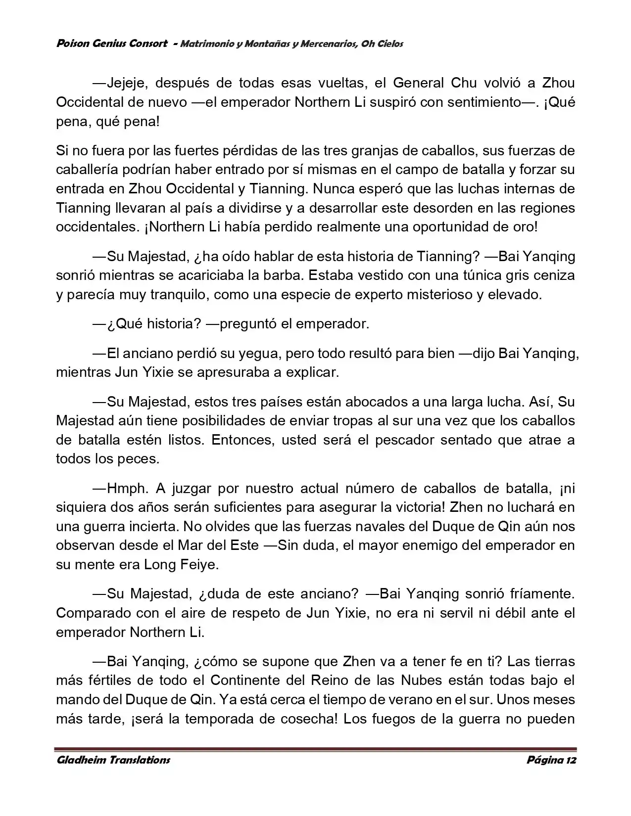 Poison Genious Consort (Novela) - Capítulo 383 - Página 13 - LectorTMOo