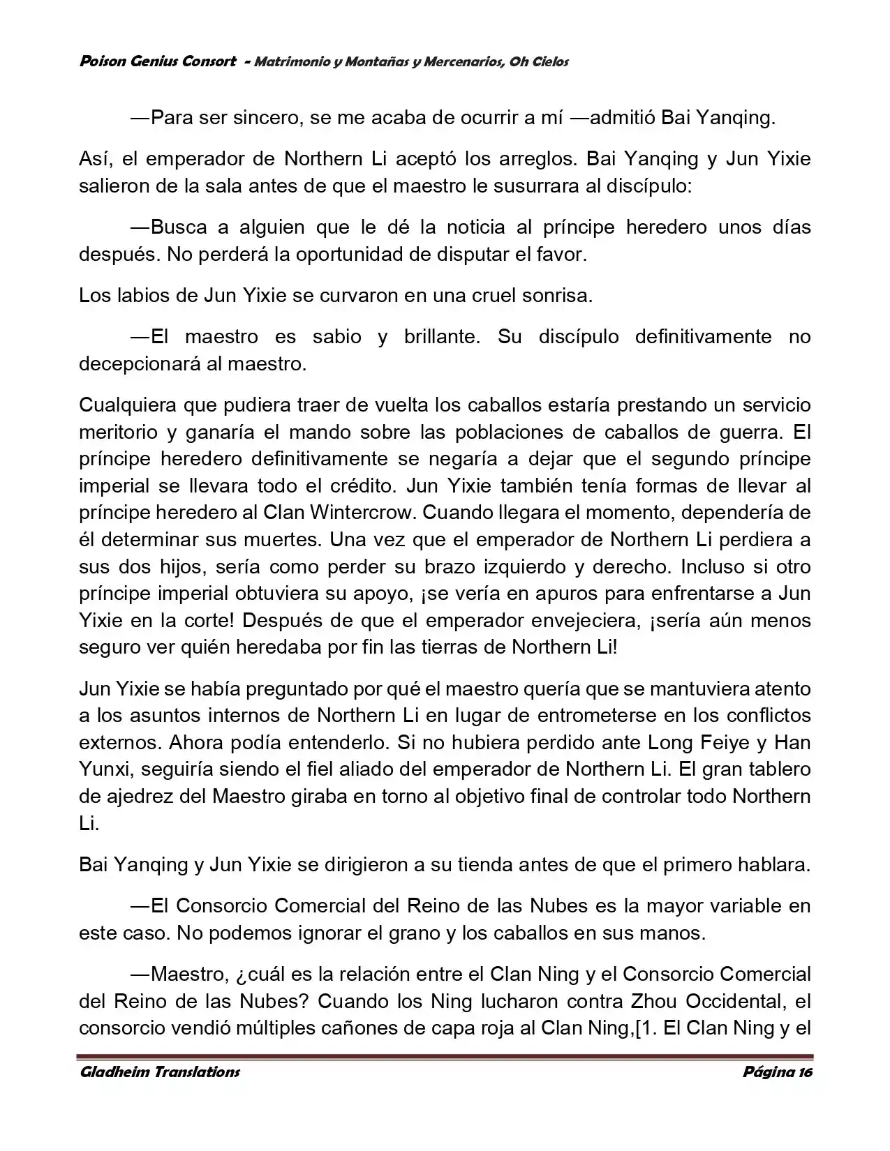 Poison Genious Consort (Novela) - Capítulo 383 - Página 17 - LectorTMOo