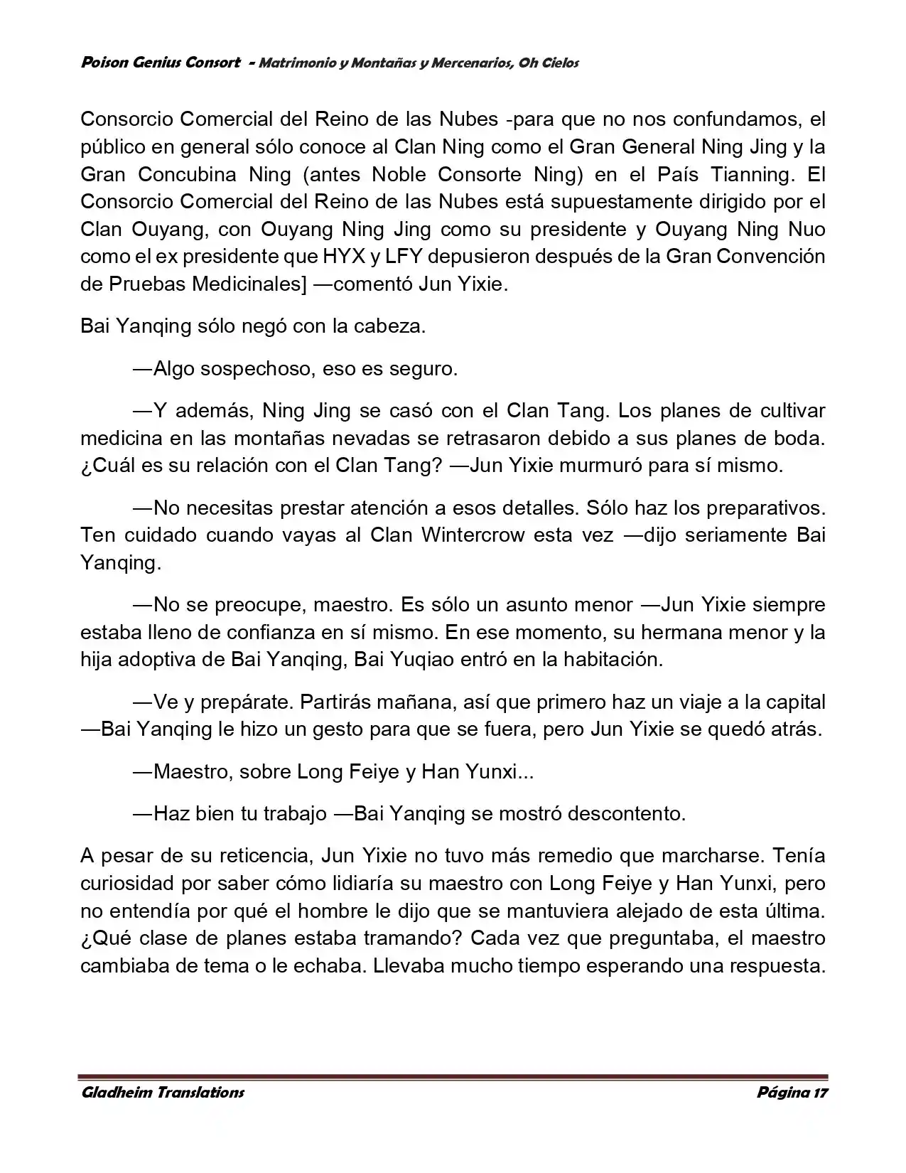 Poison Genious Consort (Novela) - Capítulo 383 - Página 18 - LectorTMOo