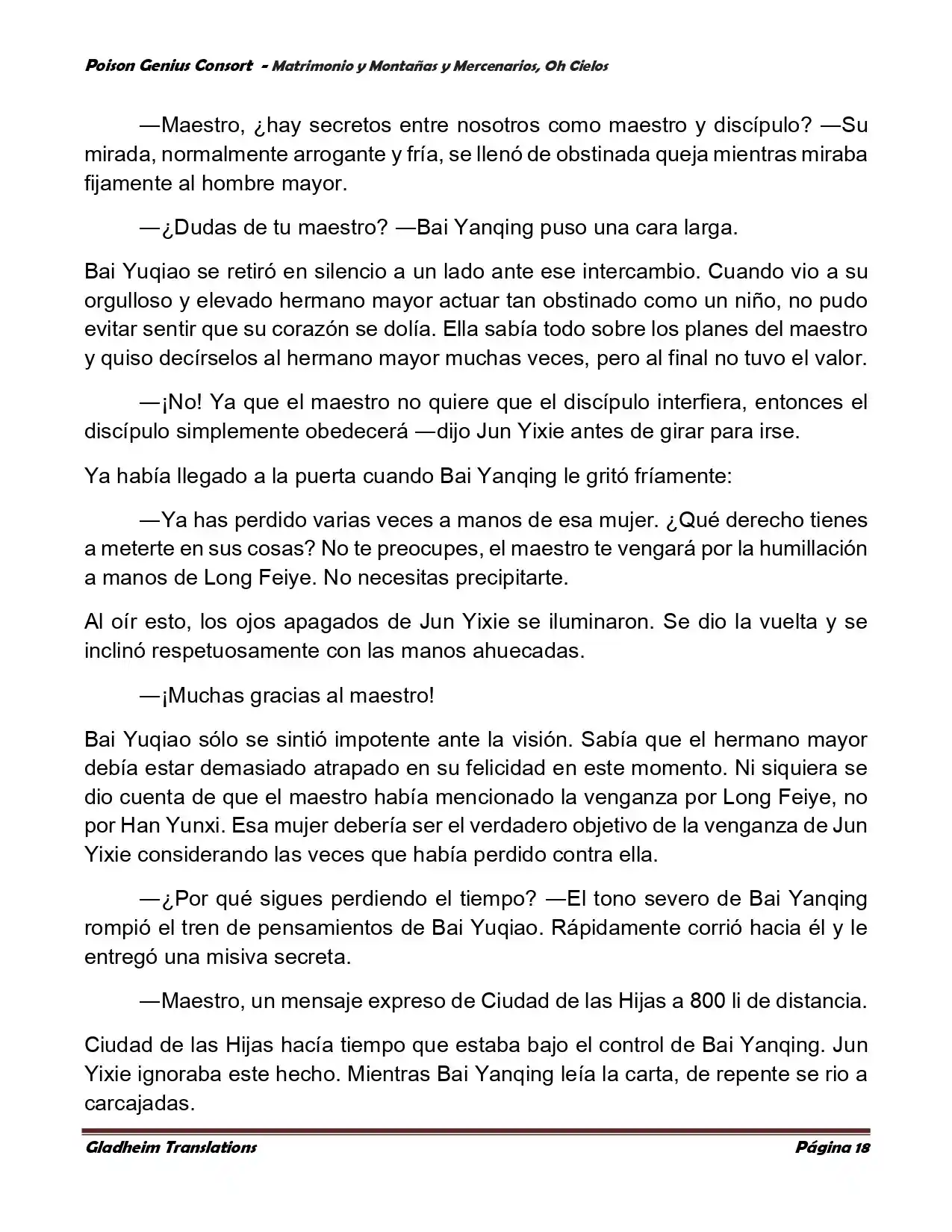Poison Genious Consort (Novela) - Capítulo 383 - Página 19 - LectorTMOo