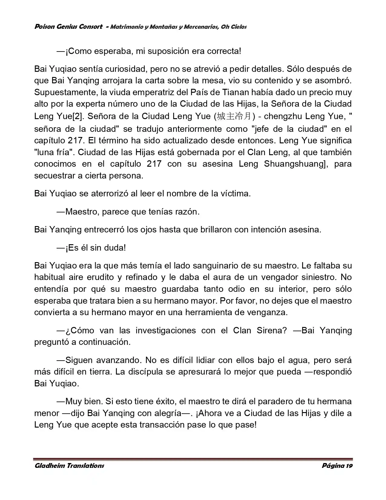 Poison Genious Consort (Novela) - Capítulo 383 - Página 20 - LectorTMOo