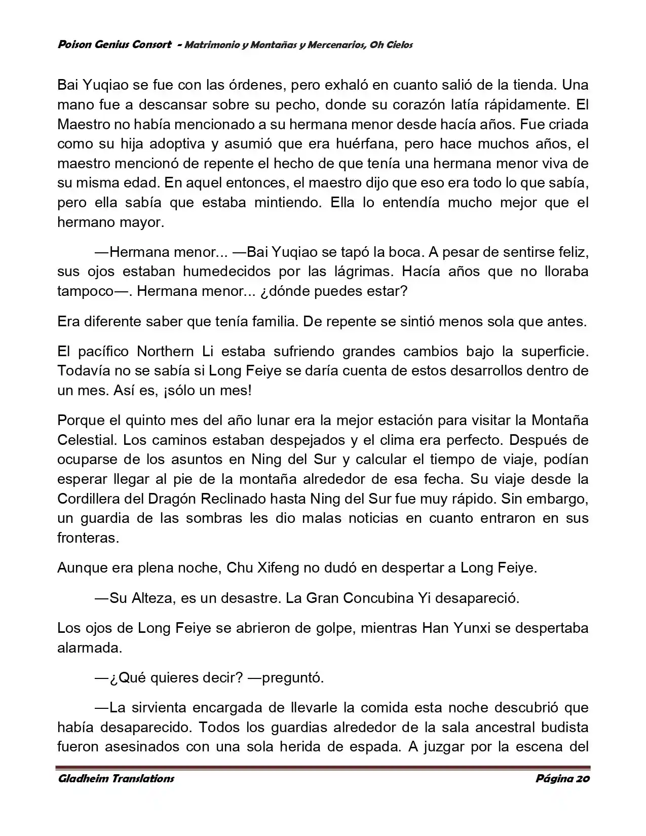 Poison Genious Consort (Novela) - Capítulo 383 - Página 22 - LectorTMOo