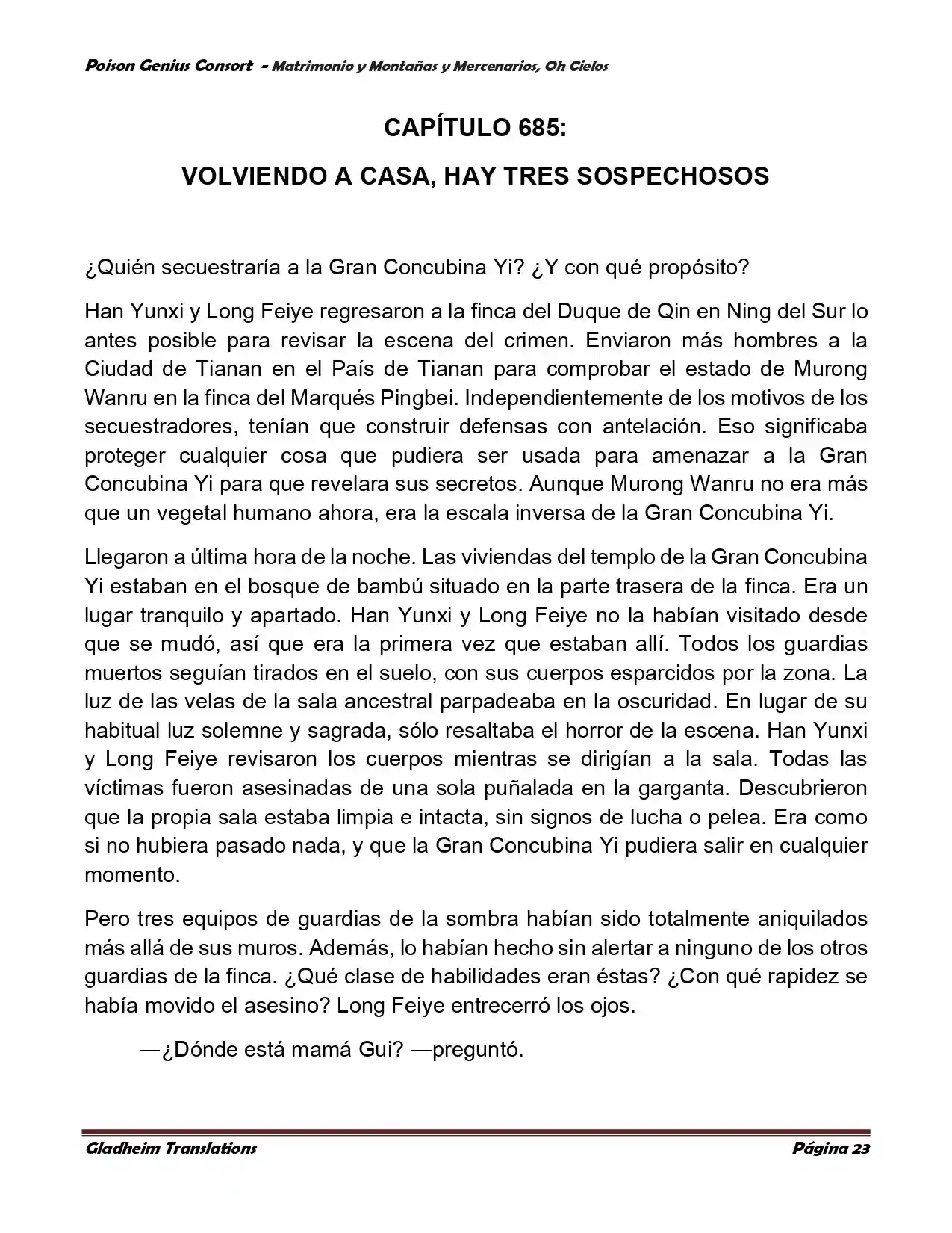 Poison Genious Consort (Novela) - Capítulo 383 - Página 25 - LectorTMOo