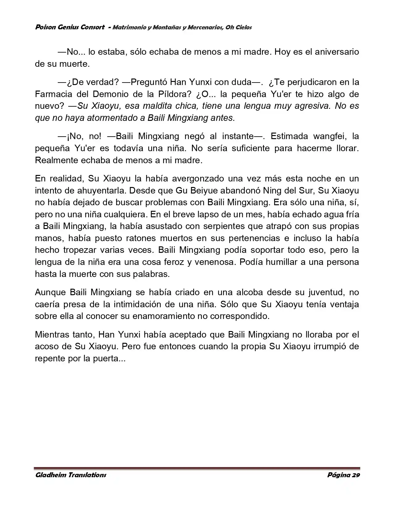 Poison Genious Consort (Novela) - Capítulo 383 - Página 32 - LectorTMOo