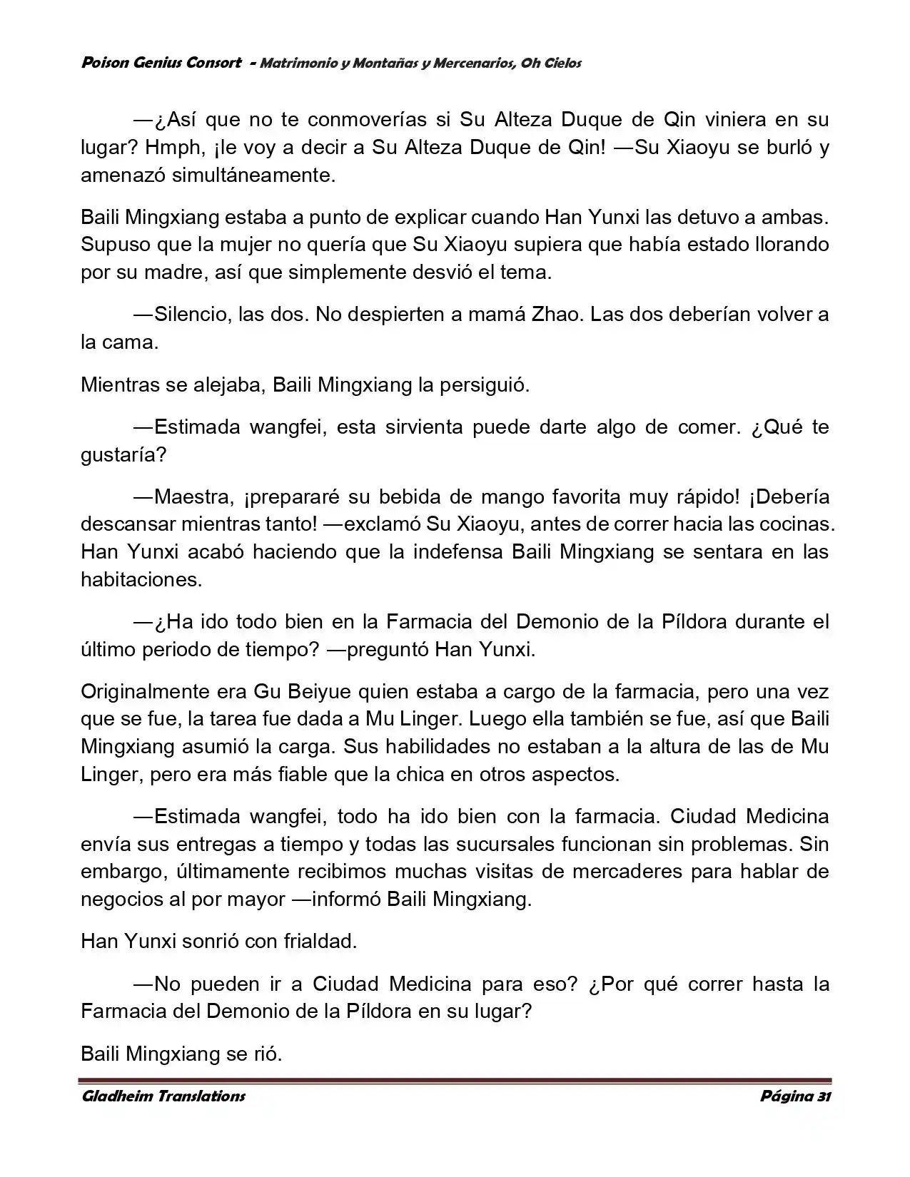 Poison Genious Consort (Novela) - Capítulo 383 - Página 35 - LectorTMOo