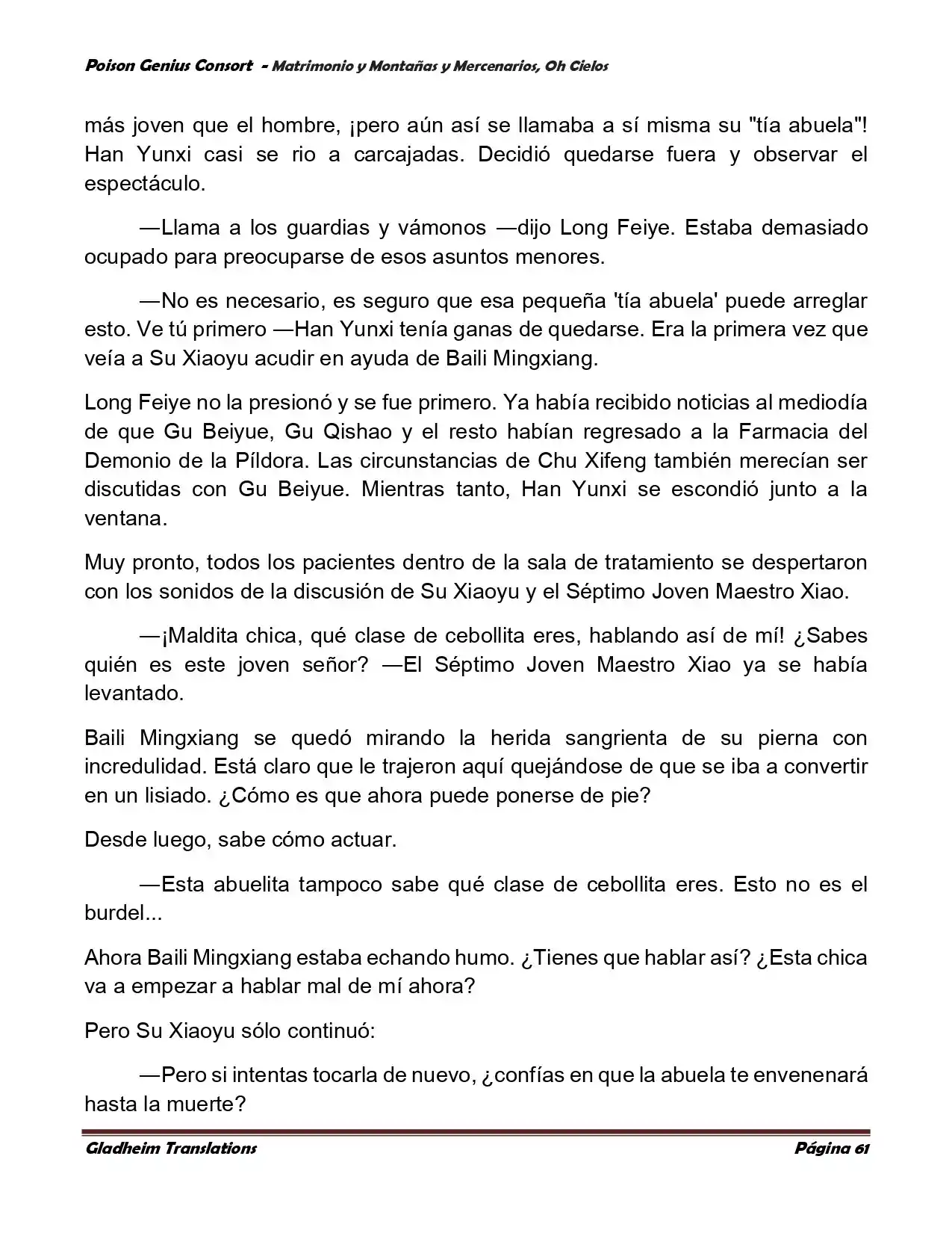 Poison Genious Consort (Novela) - Capítulo 383 - Página 67 - LectorTMOo