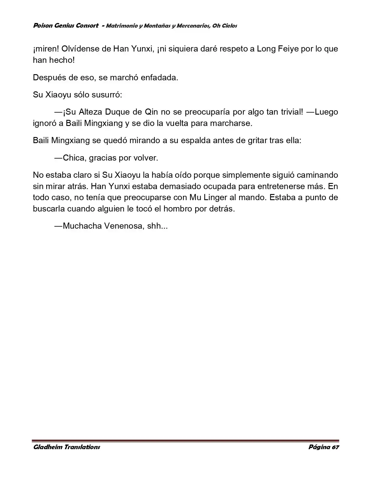 Poison Genious Consort (Novela) - Capítulo 383 - Página 74 - LectorTMOo