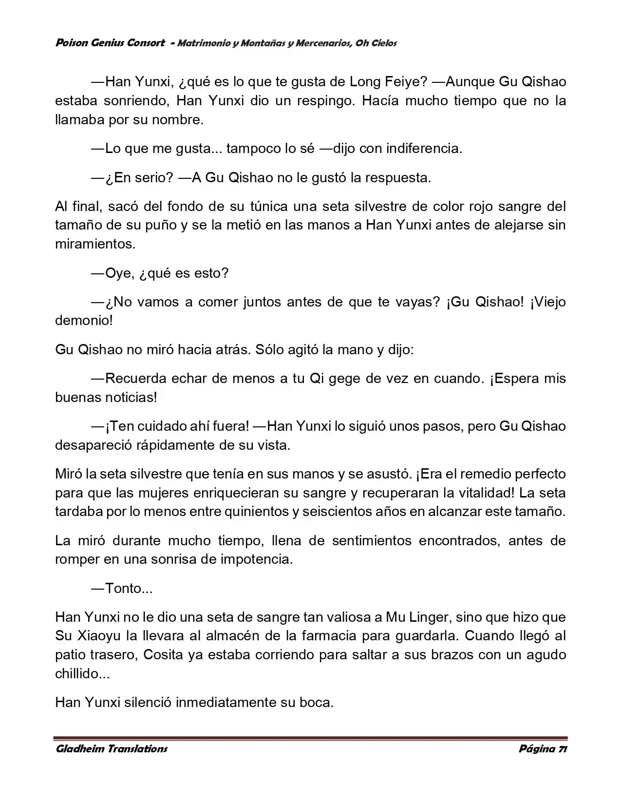 Poison Genious Consort (Novela) - Capítulo 383 - Página 78 - LectorTMOo