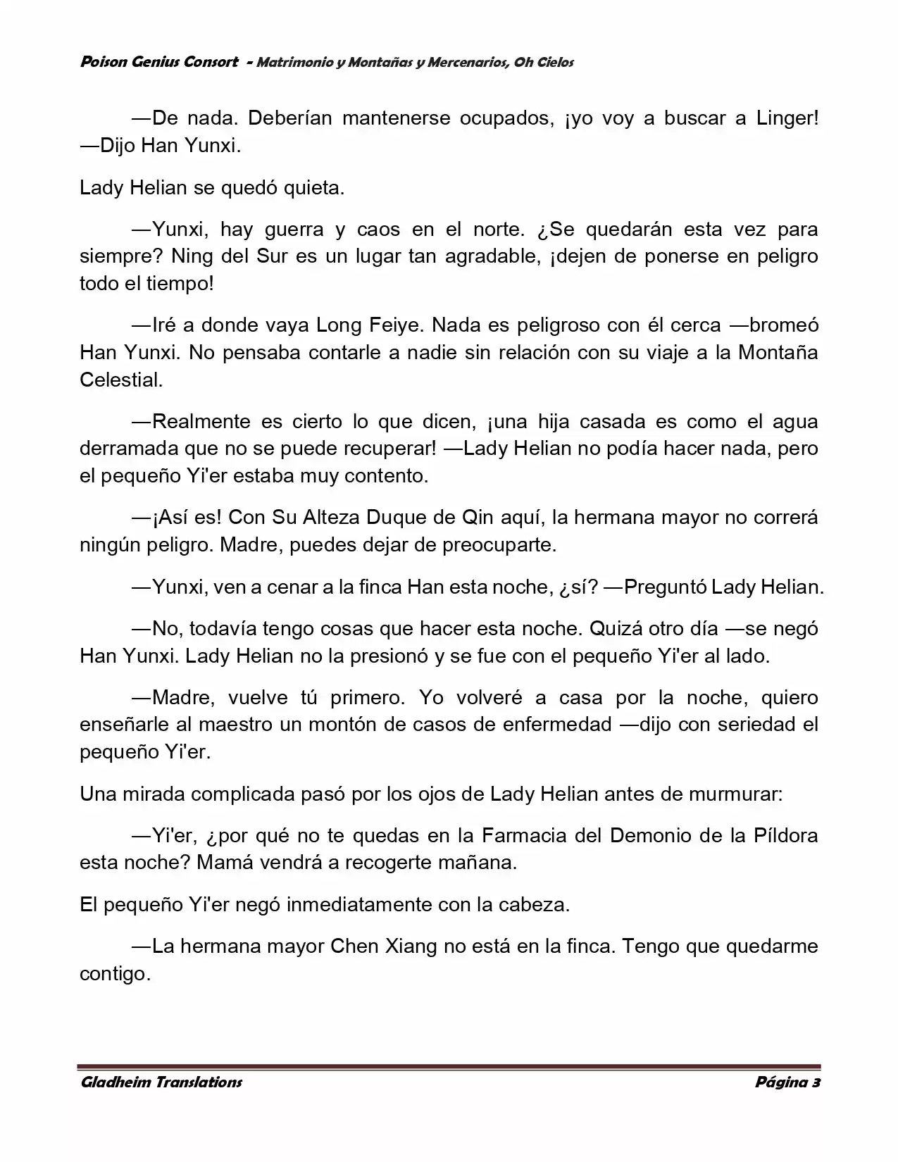 Poison Genious Consort (Novela) - Capítulo 384 - Página 3 - LectorTMOo