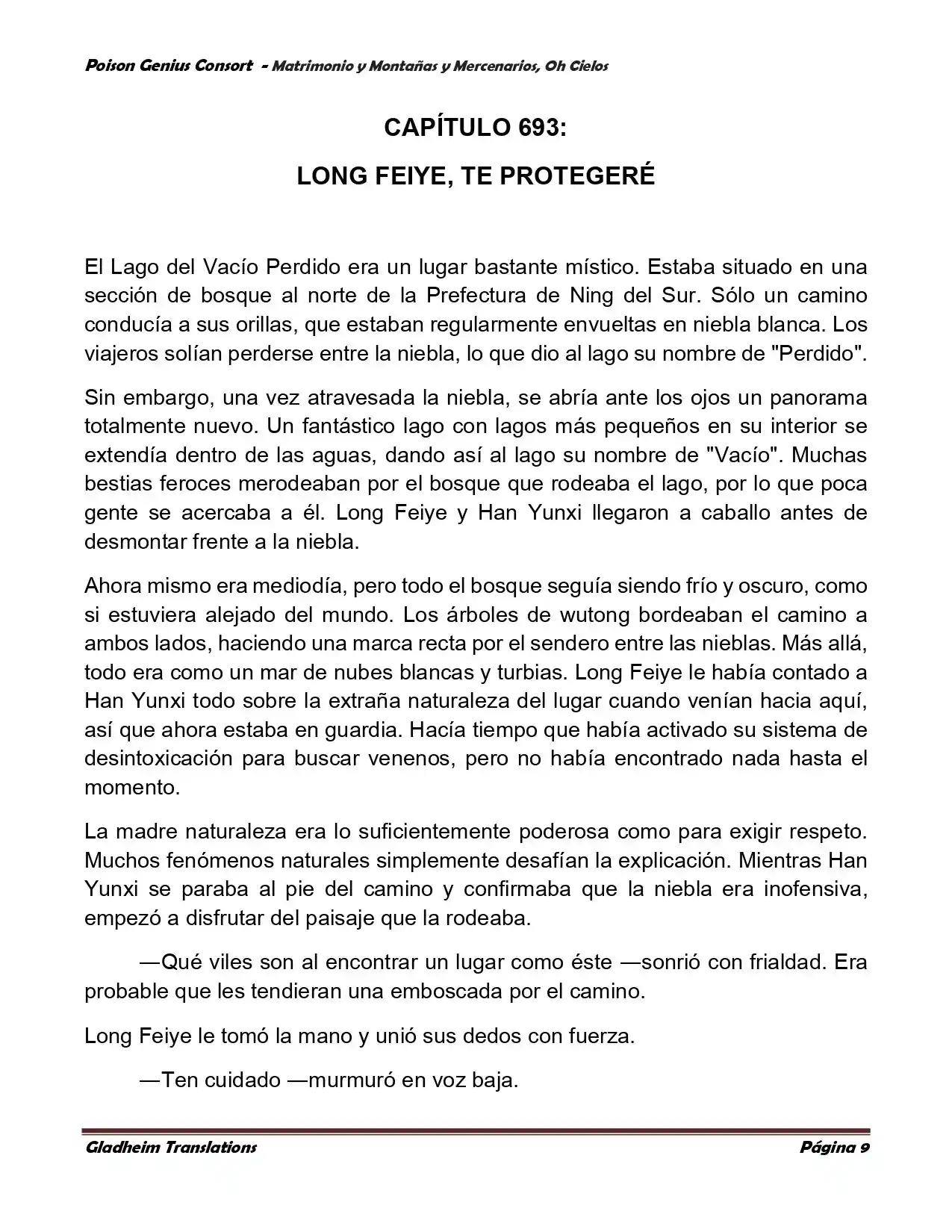 Poison Genious Consort (Novela) - Capítulo 384 - Página 9 - LectorTMOo