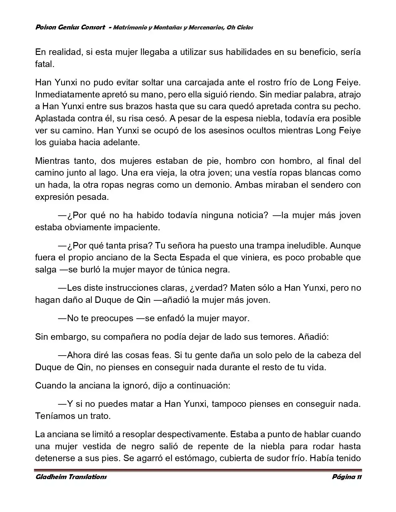 Poison Genious Consort (Novela) - Capítulo 384 - Página 11 - LectorTMOo