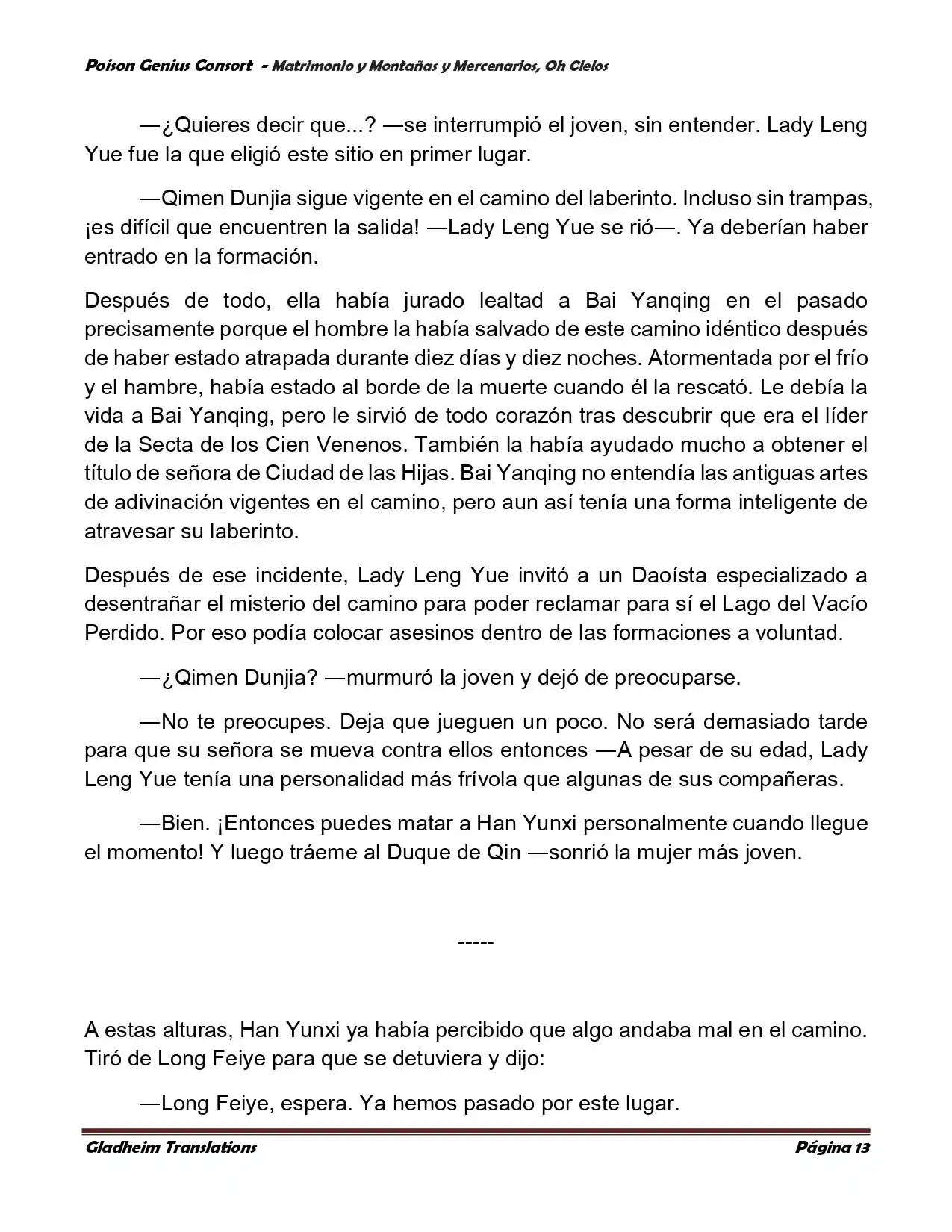 Poison Genious Consort (Novela) - Capítulo 384 - Página 13 - LectorTMOo