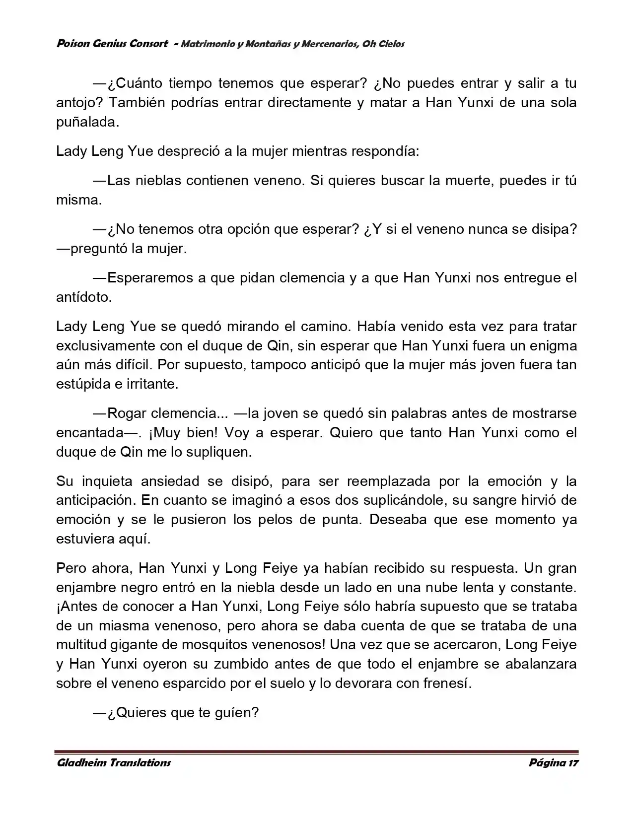 Poison Genious Consort (Novela) - Capítulo 384 - Página 17 - LectorTMOo
