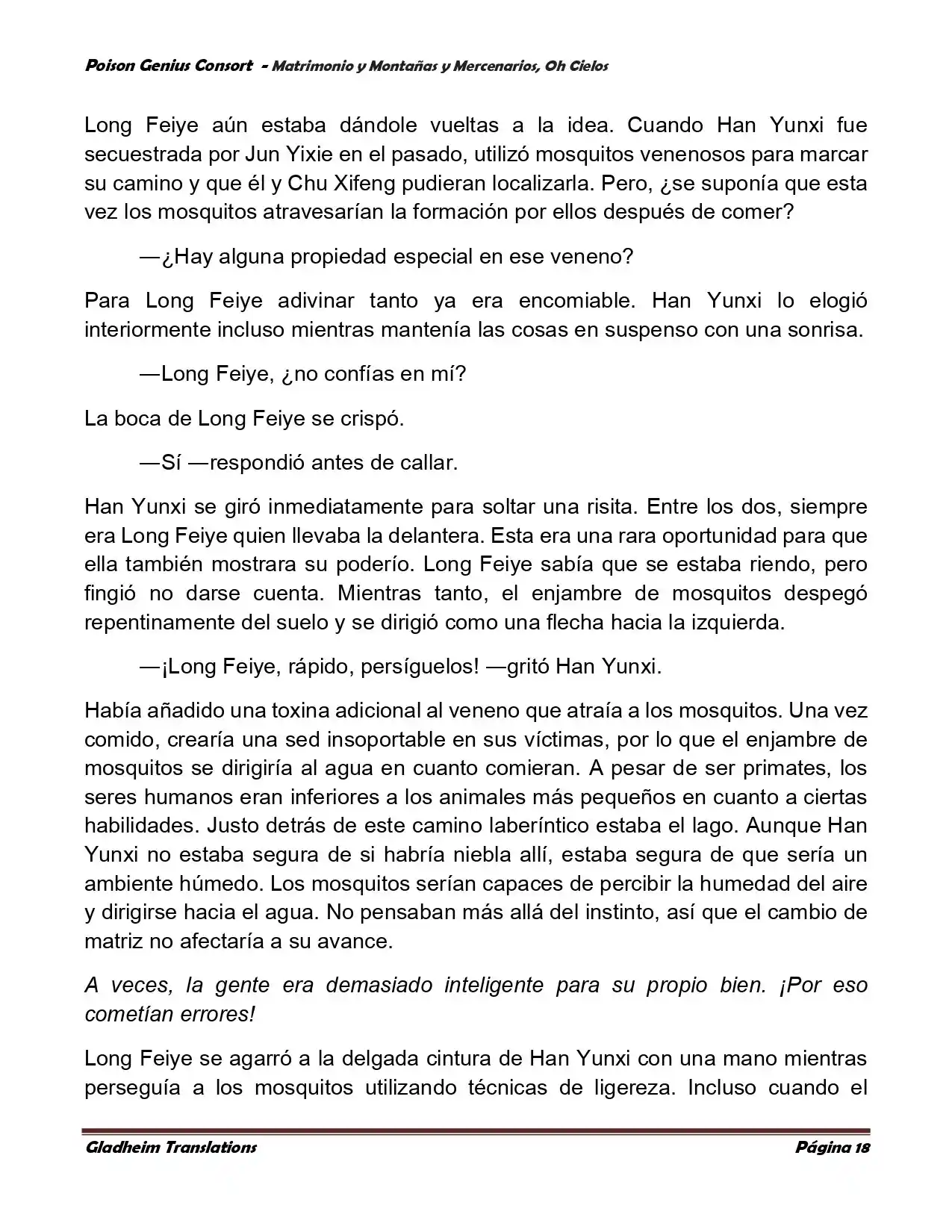 Poison Genious Consort (Novela) - Capítulo 384 - Página 18 - LectorTMOo