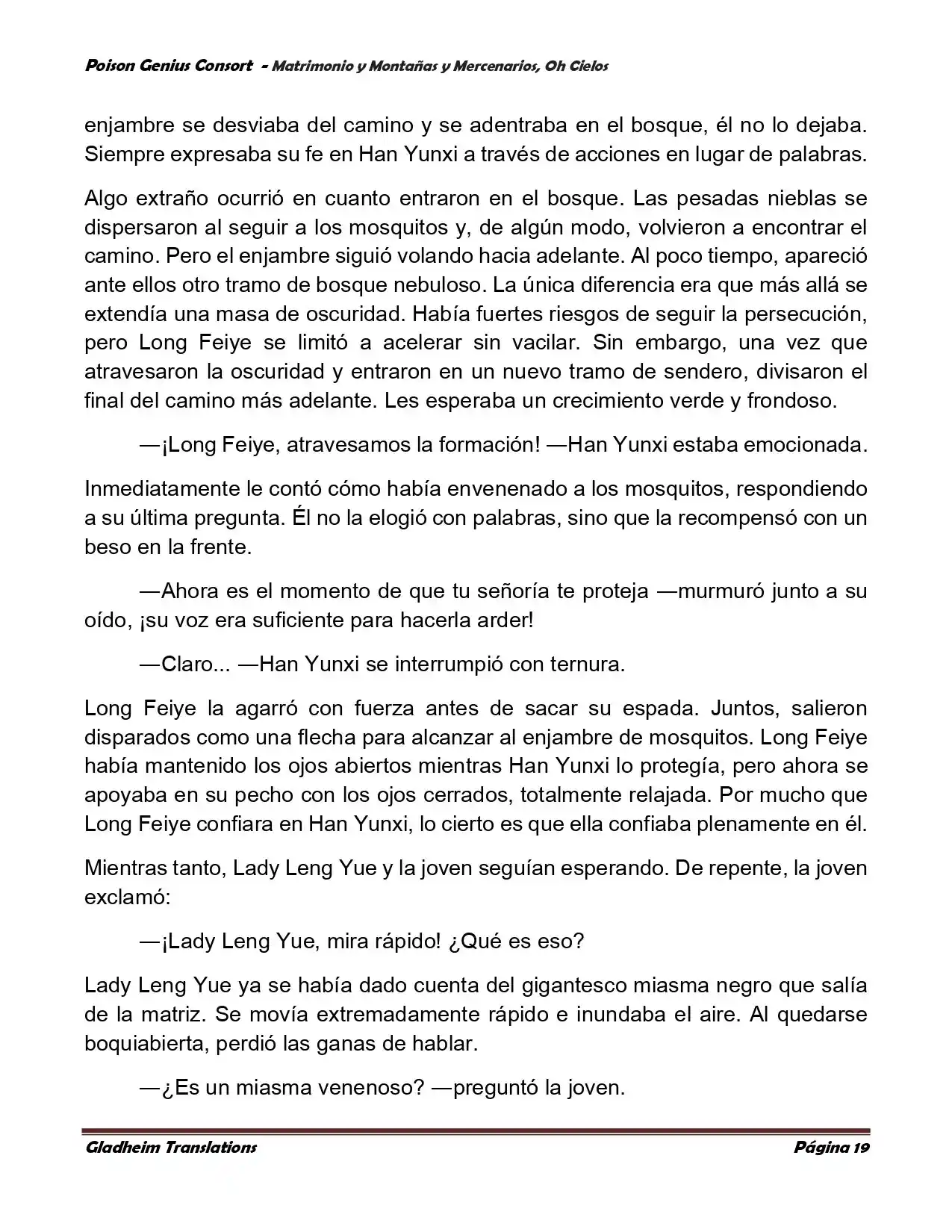 Poison Genious Consort (Novela) - Capítulo 384 - Página 19 - LectorTMOo