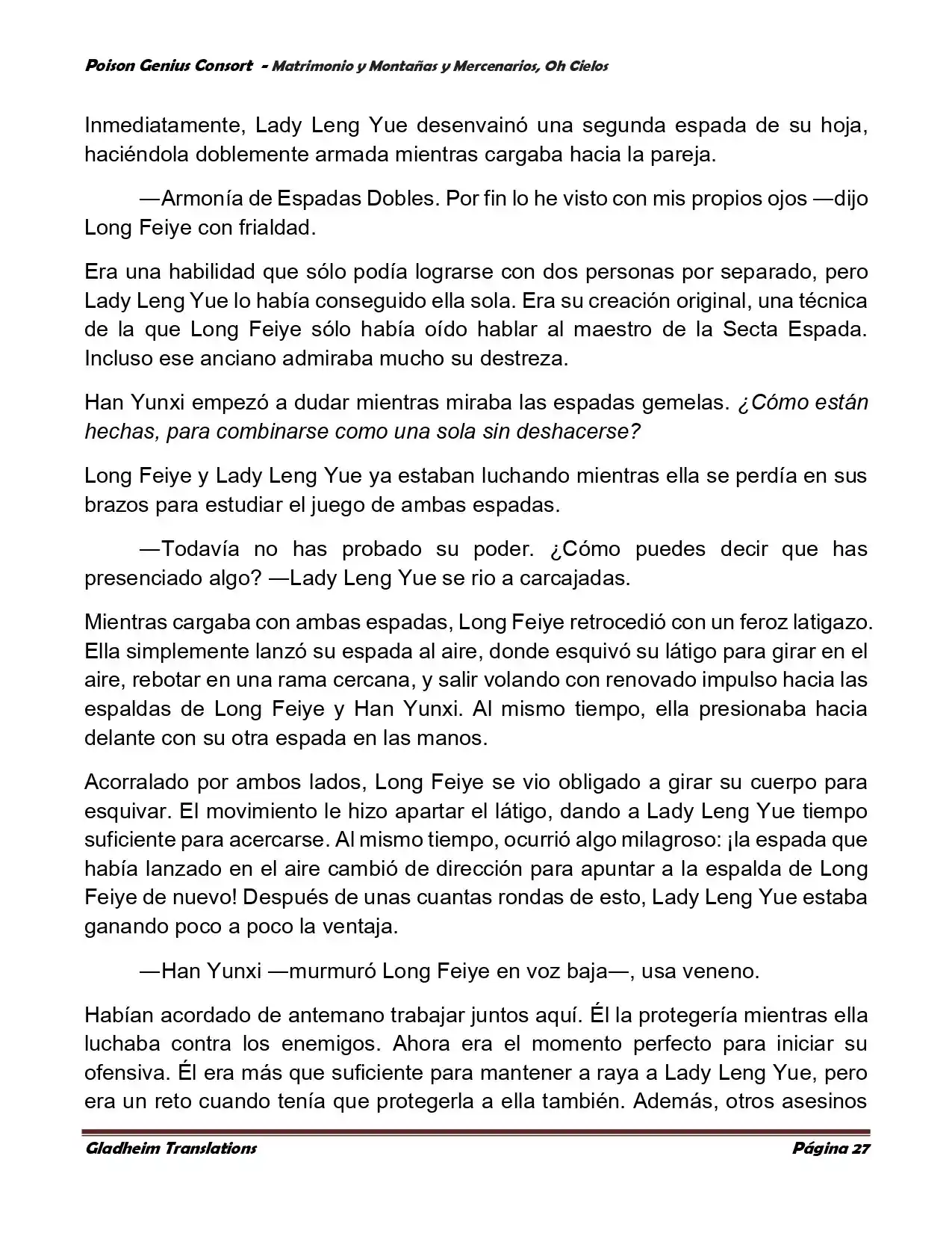 Poison Genious Consort (Novela) - Capítulo 384 - Página 27 - LectorTMOo