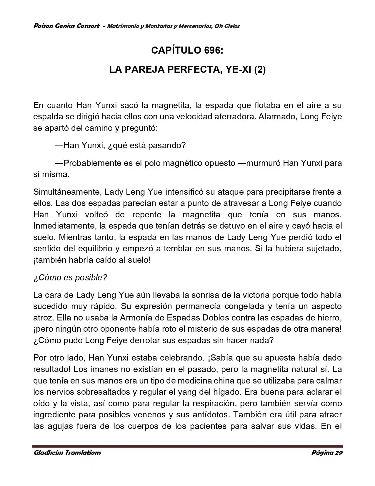 Poison Genious Consort (Novela) - Capítulo 384 - Página 29 - LectorTMOo