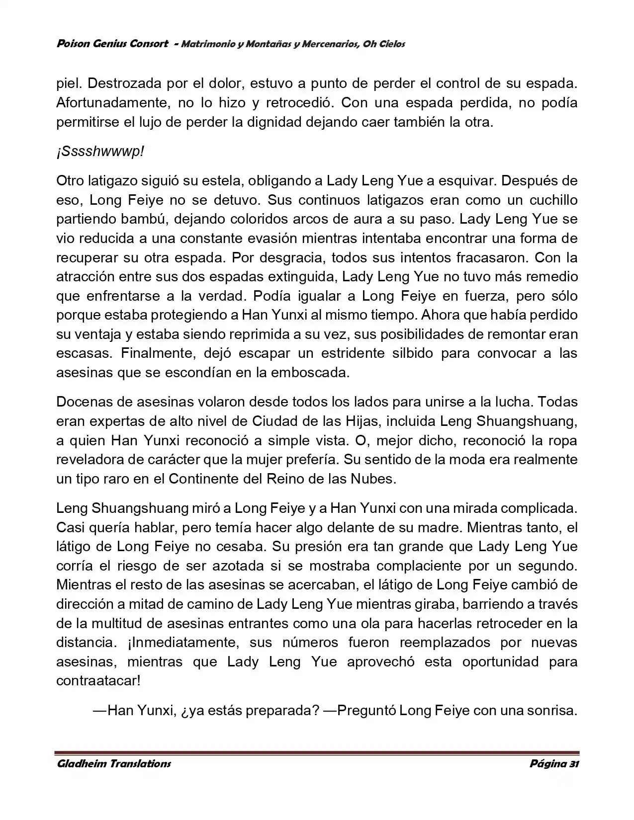 Poison Genious Consort (Novela) - Capítulo 384 - Página 31 - LectorTMOo