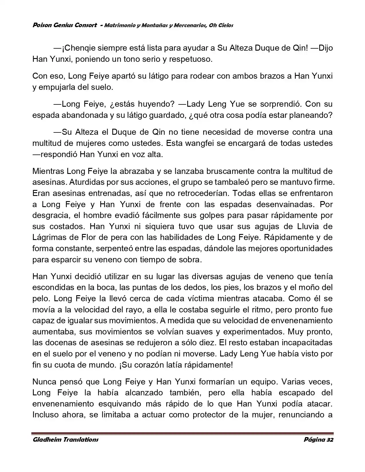 Poison Genious Consort (Novela) - Capítulo 384 - Página 32 - LectorTMOo