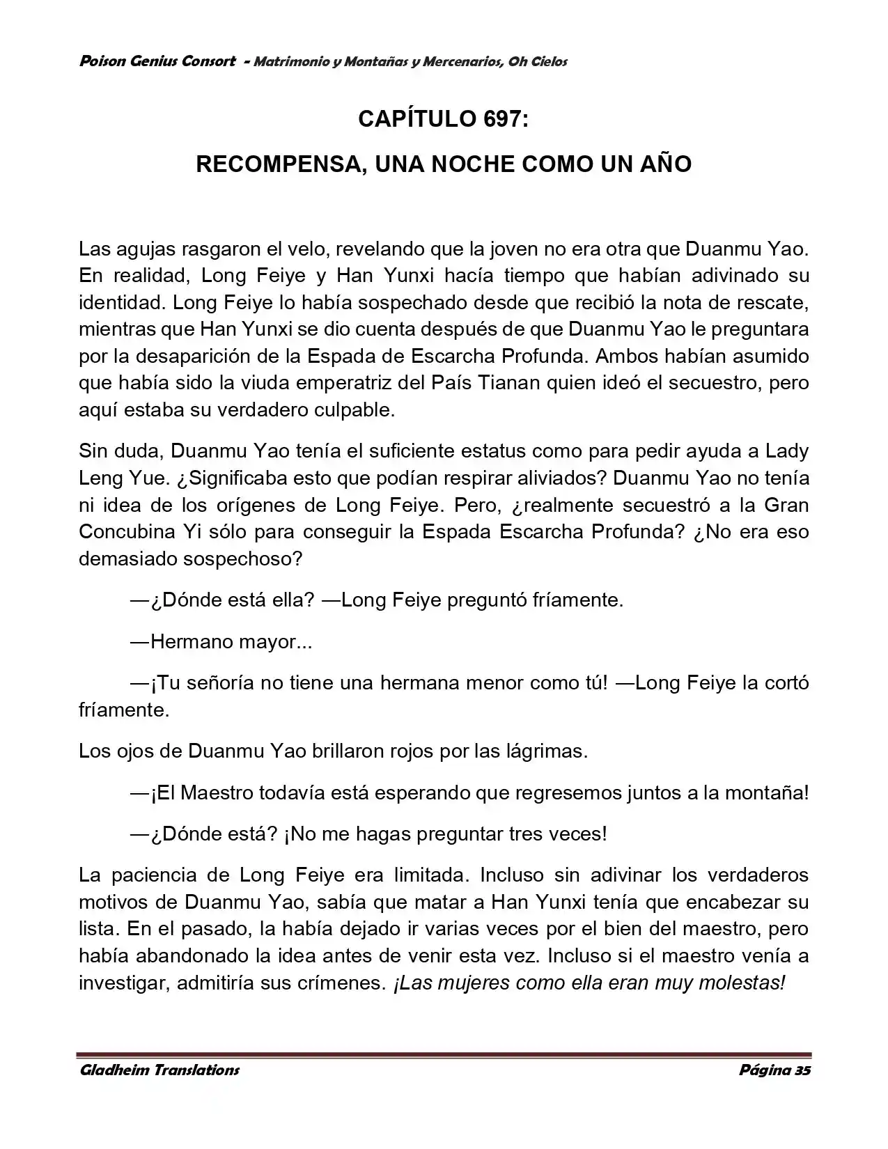 Poison Genious Consort (Novela) - Capítulo 384 - Página 35 - LectorTMOo