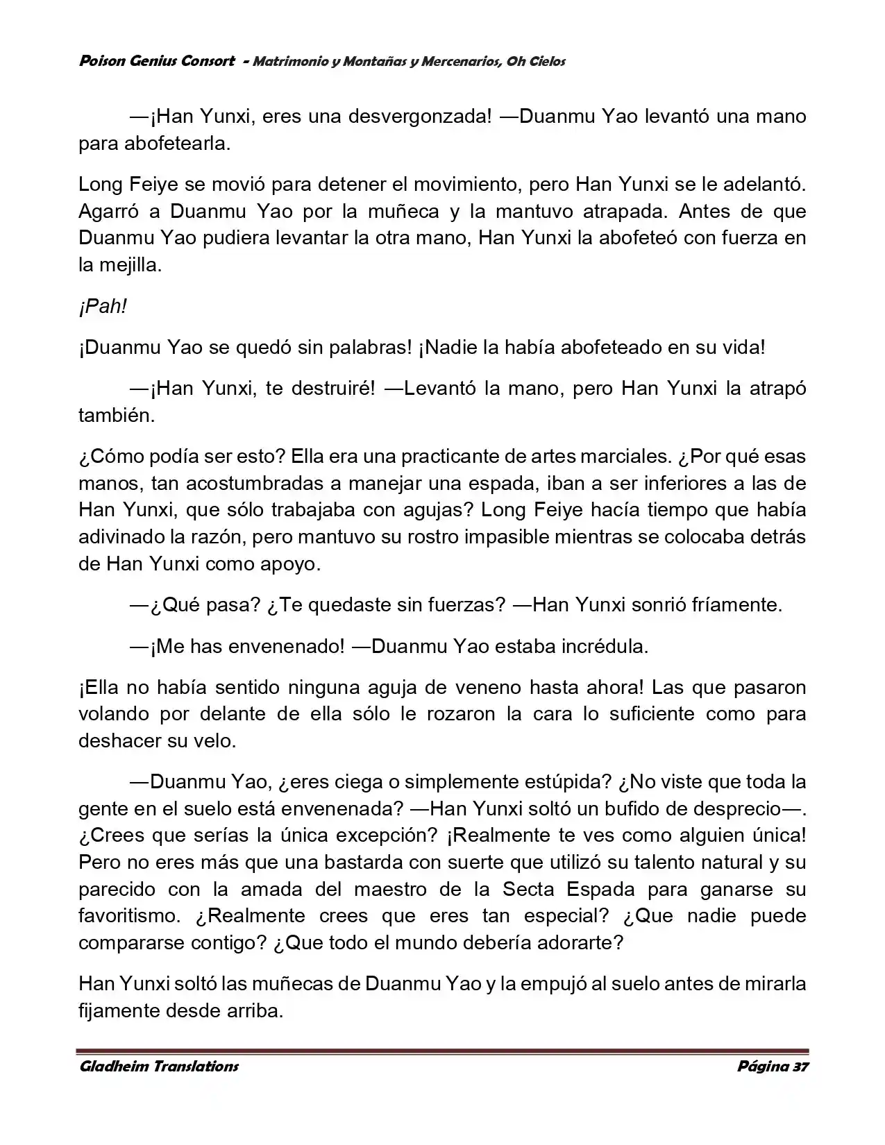 Poison Genious Consort (Novela) - Capítulo 384 - Página 37 - LectorTMOo