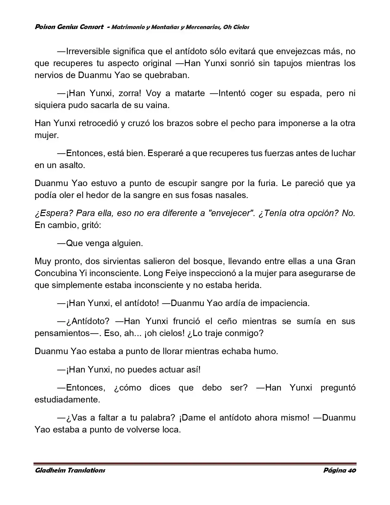 Poison Genious Consort (Novela) - Capítulo 384 - Página 40 - LectorTMOo