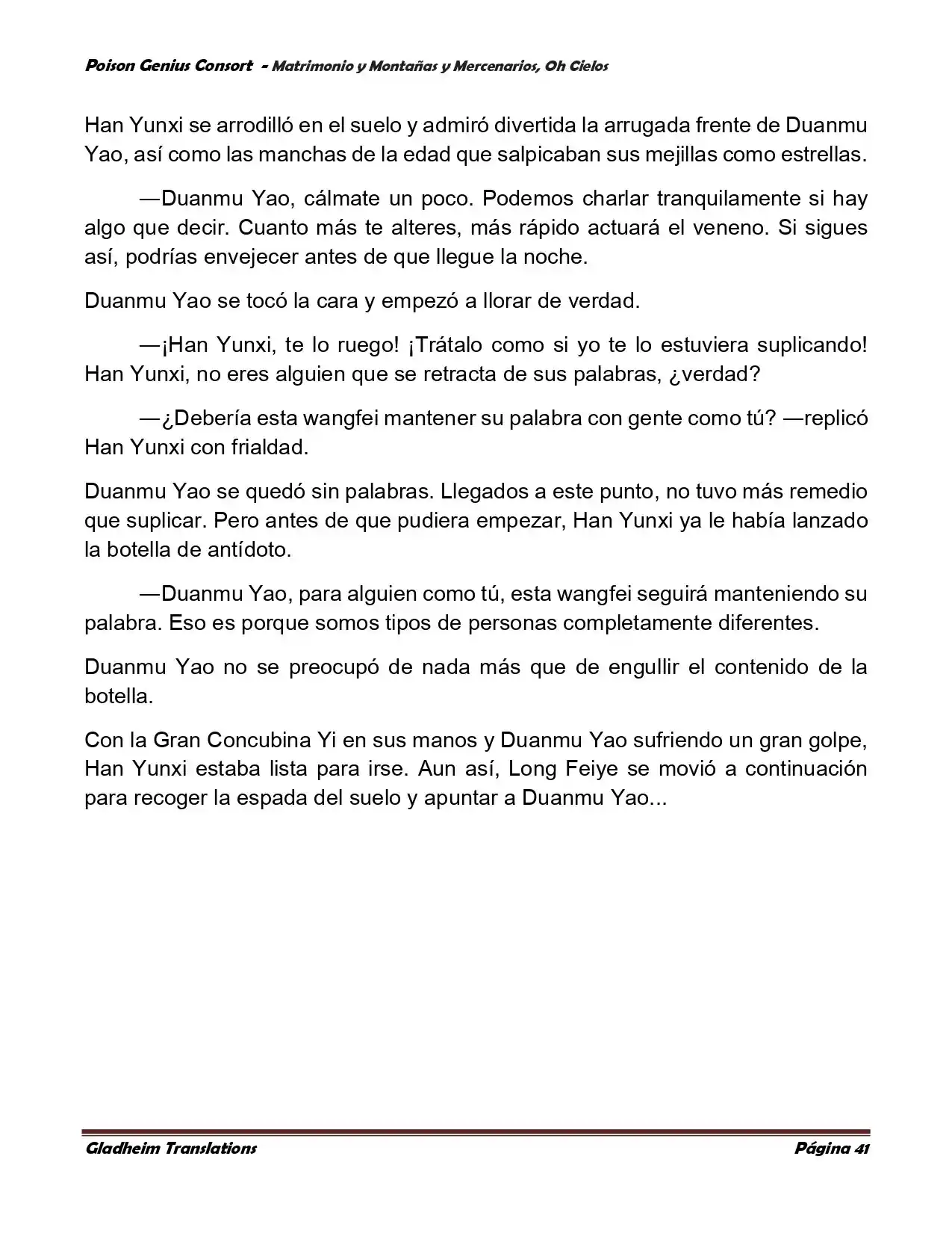 Poison Genious Consort (Novela) - Capítulo 384 - Página 41 - LectorTMOo