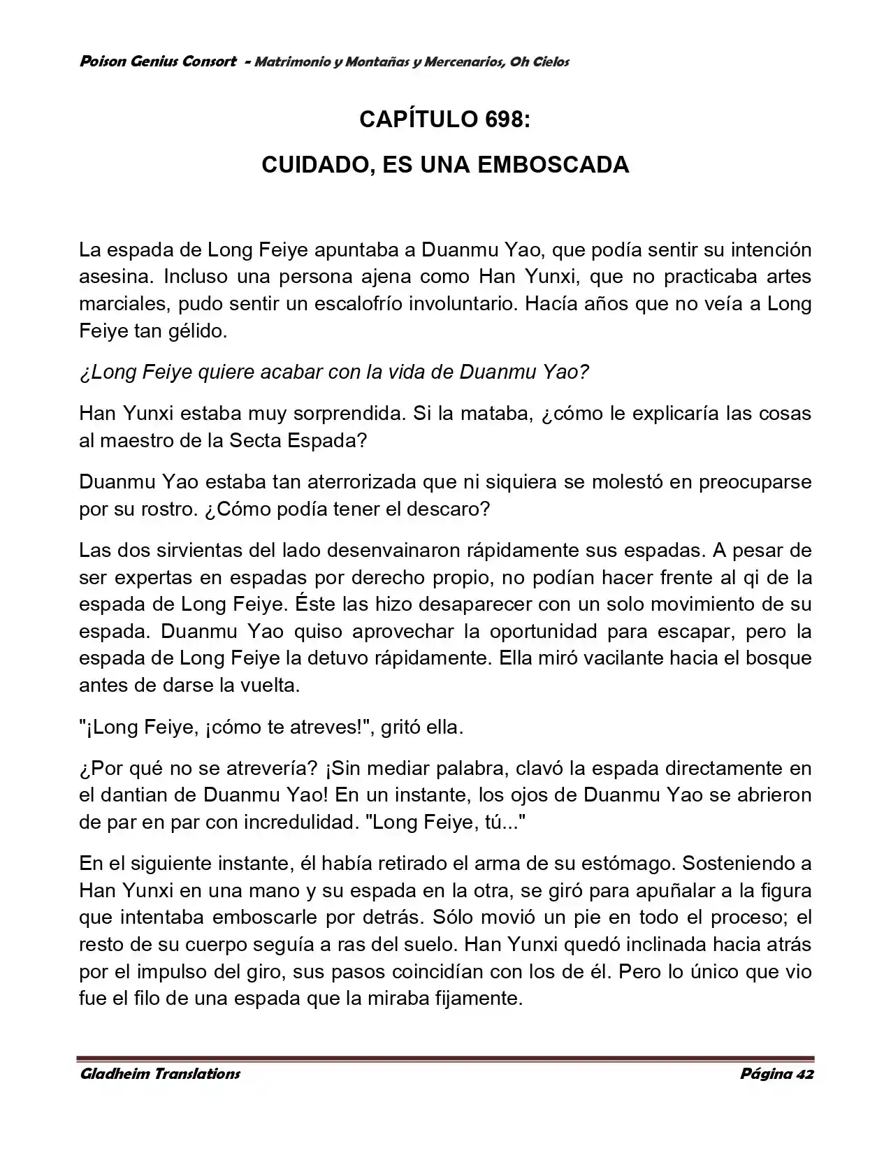 Poison Genious Consort (Novela) - Capítulo 384 - Página 42 - LectorTMOo