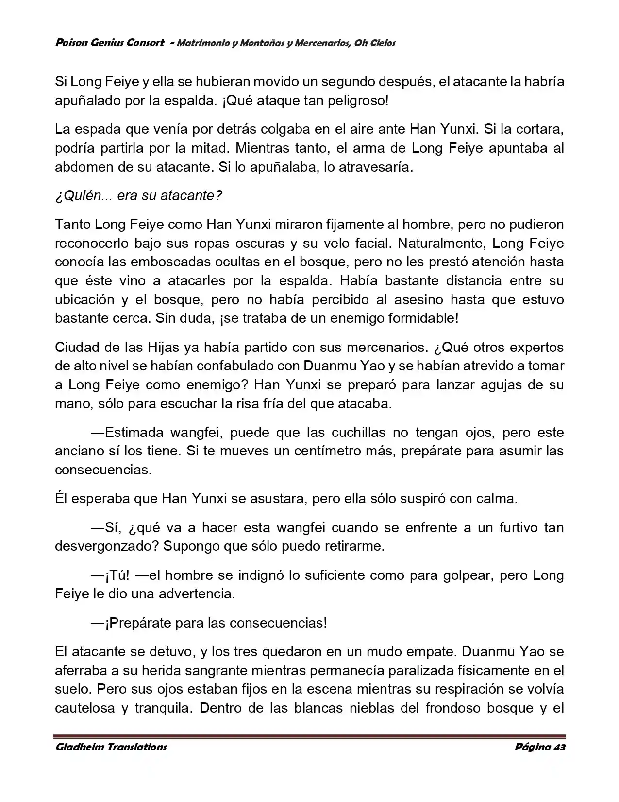 Poison Genious Consort (Novela) - Capítulo 384 - Página 43 - LectorTMOo