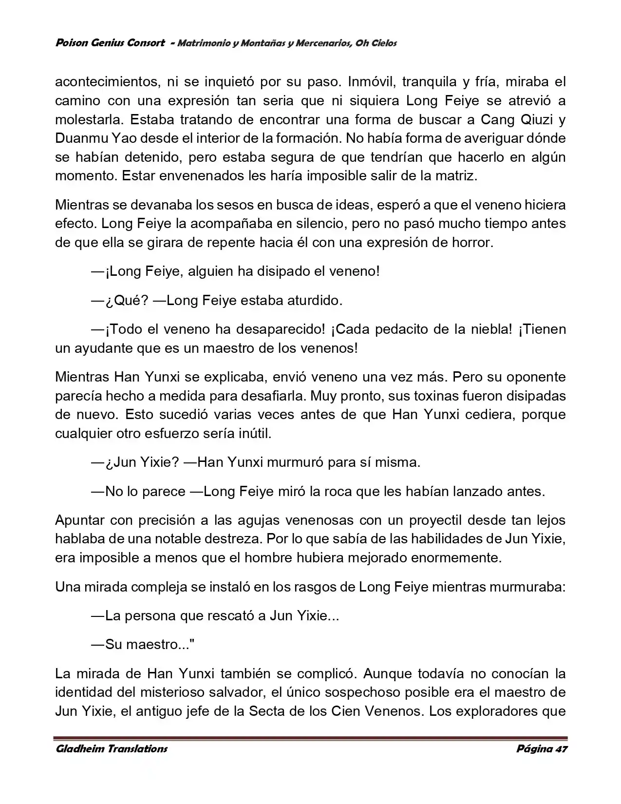Poison Genious Consort (Novela) - Capítulo 384 - Página 47 - LectorTMOo