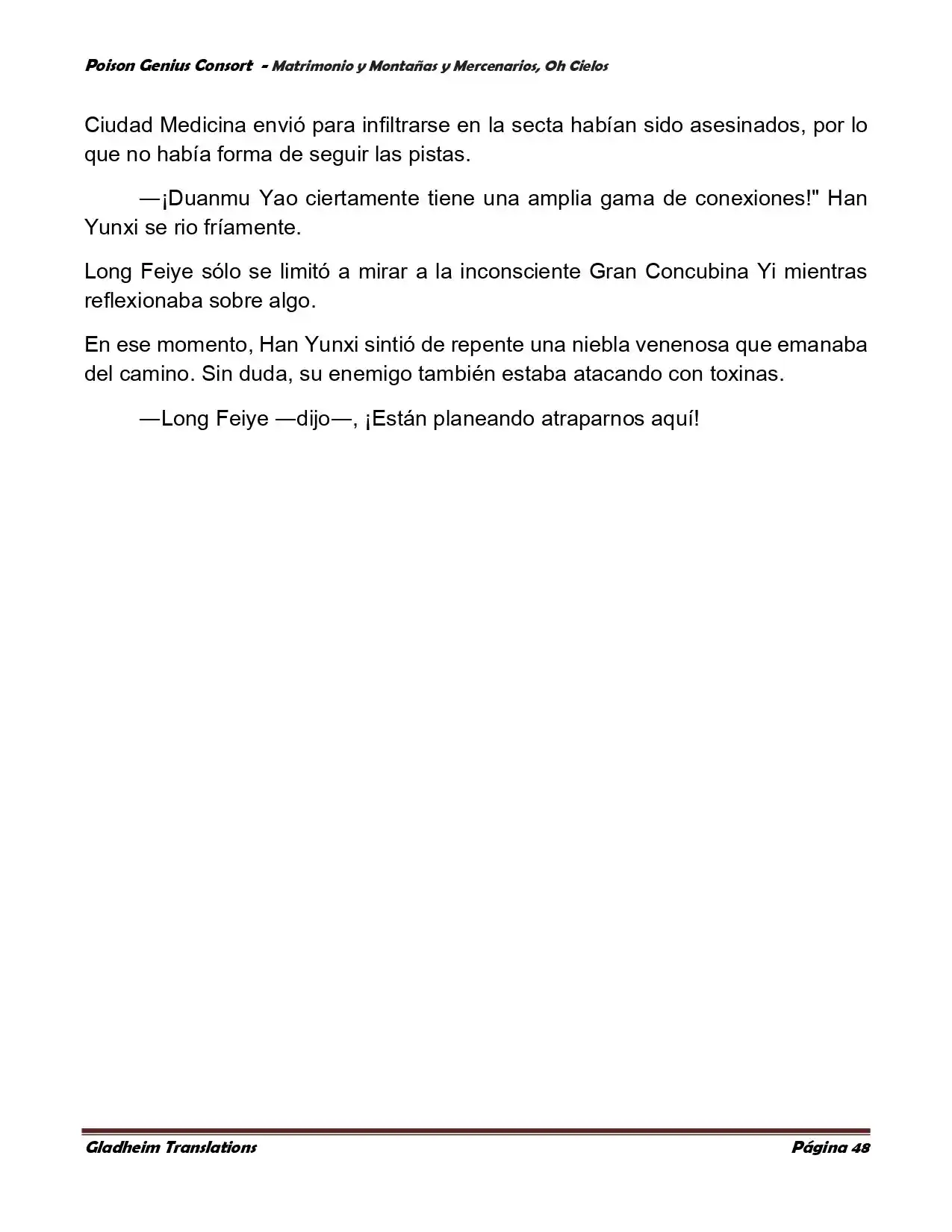 Poison Genious Consort (Novela) - Capítulo 384 - Página 48 - LectorTMOo