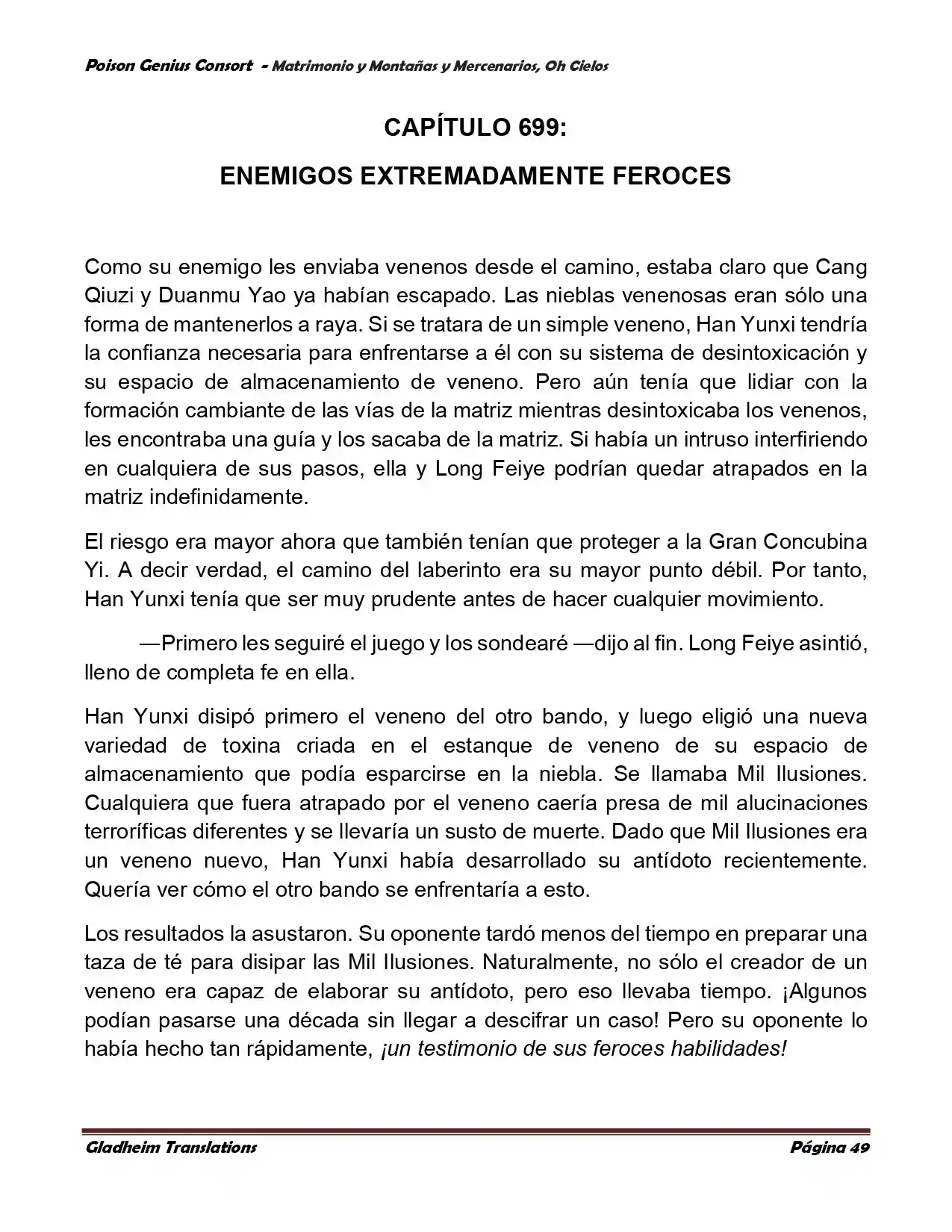 Poison Genious Consort (Novela) - Capítulo 384 - Página 49 - LectorTMOo