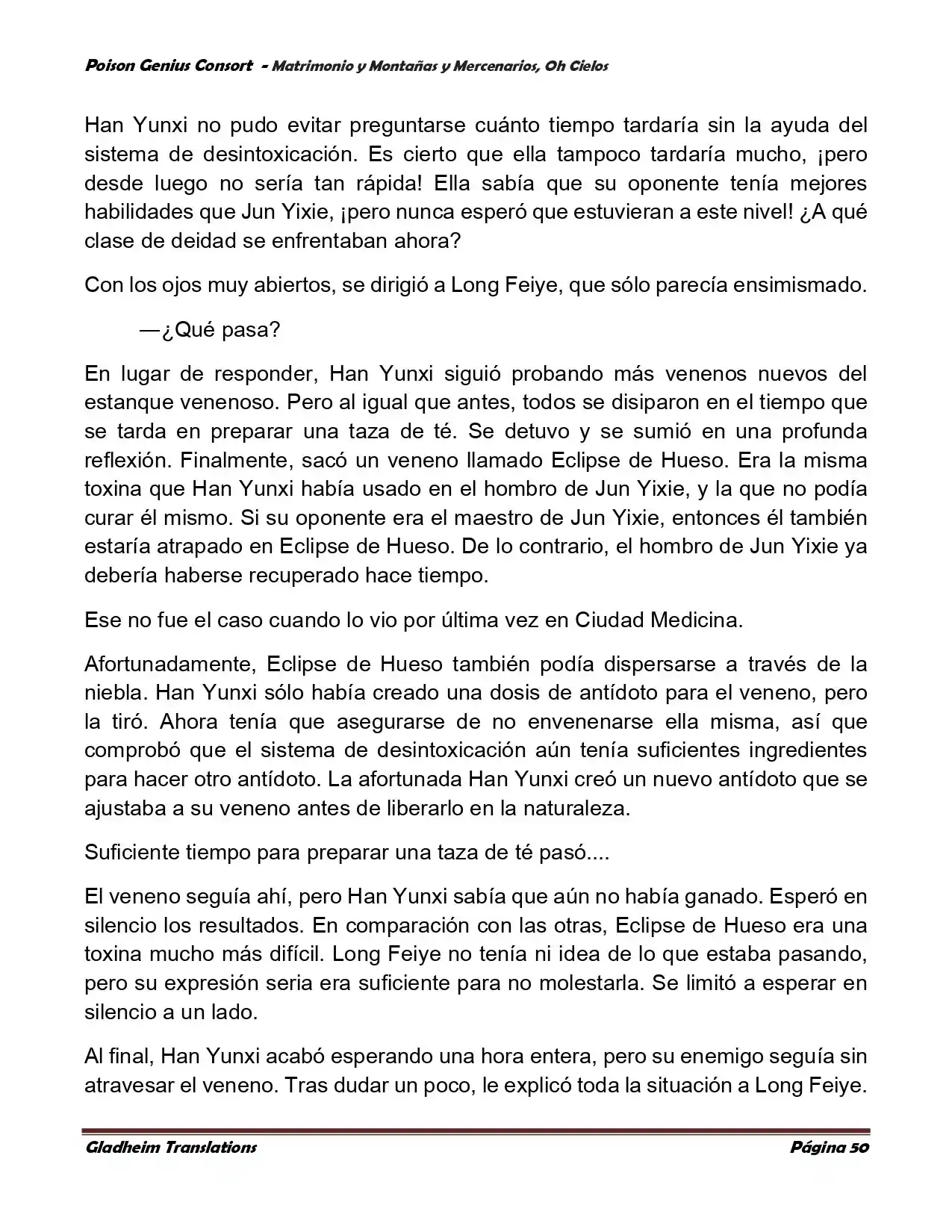 Poison Genious Consort (Novela) - Capítulo 384 - Página 50 - LectorTMOo