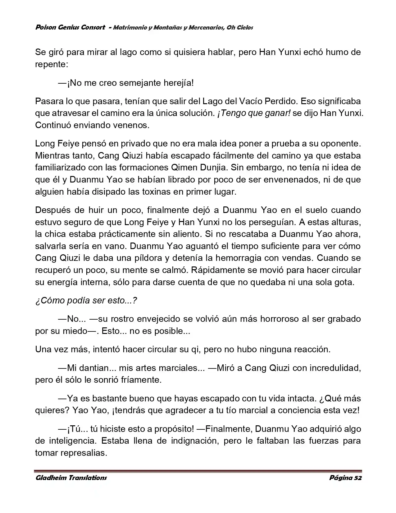 Poison Genious Consort (Novela) - Capítulo 384 - Página 52 - LectorTMOo