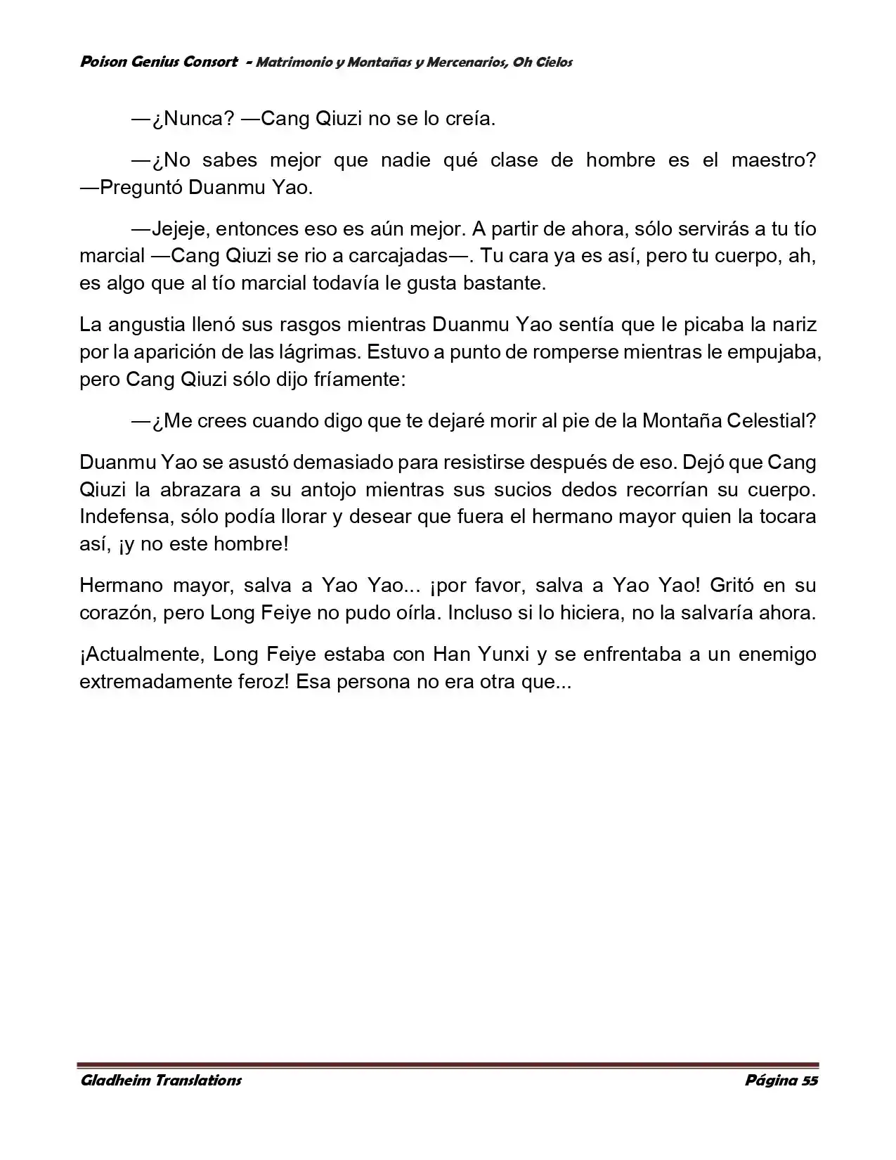 Poison Genious Consort (Novela) - Capítulo 384 - Página 55 - LectorTMOo