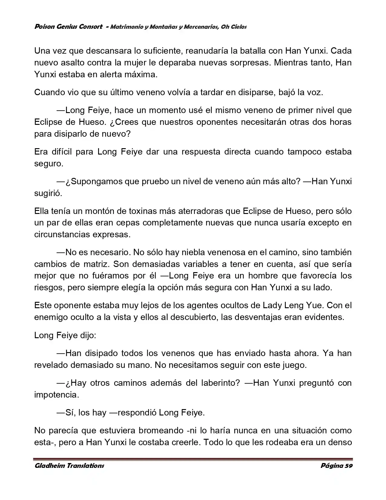 Poison Genious Consort (Novela) - Capítulo 384 - Página 59 - LectorTMOo