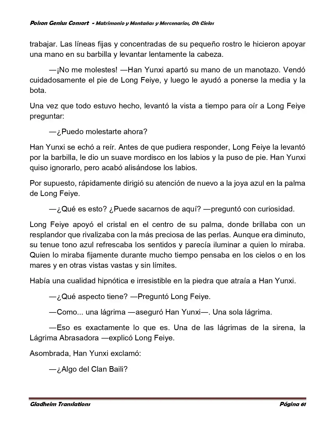 Poison Genious Consort (Novela) - Capítulo 384 - Página 61 - LectorTMOo