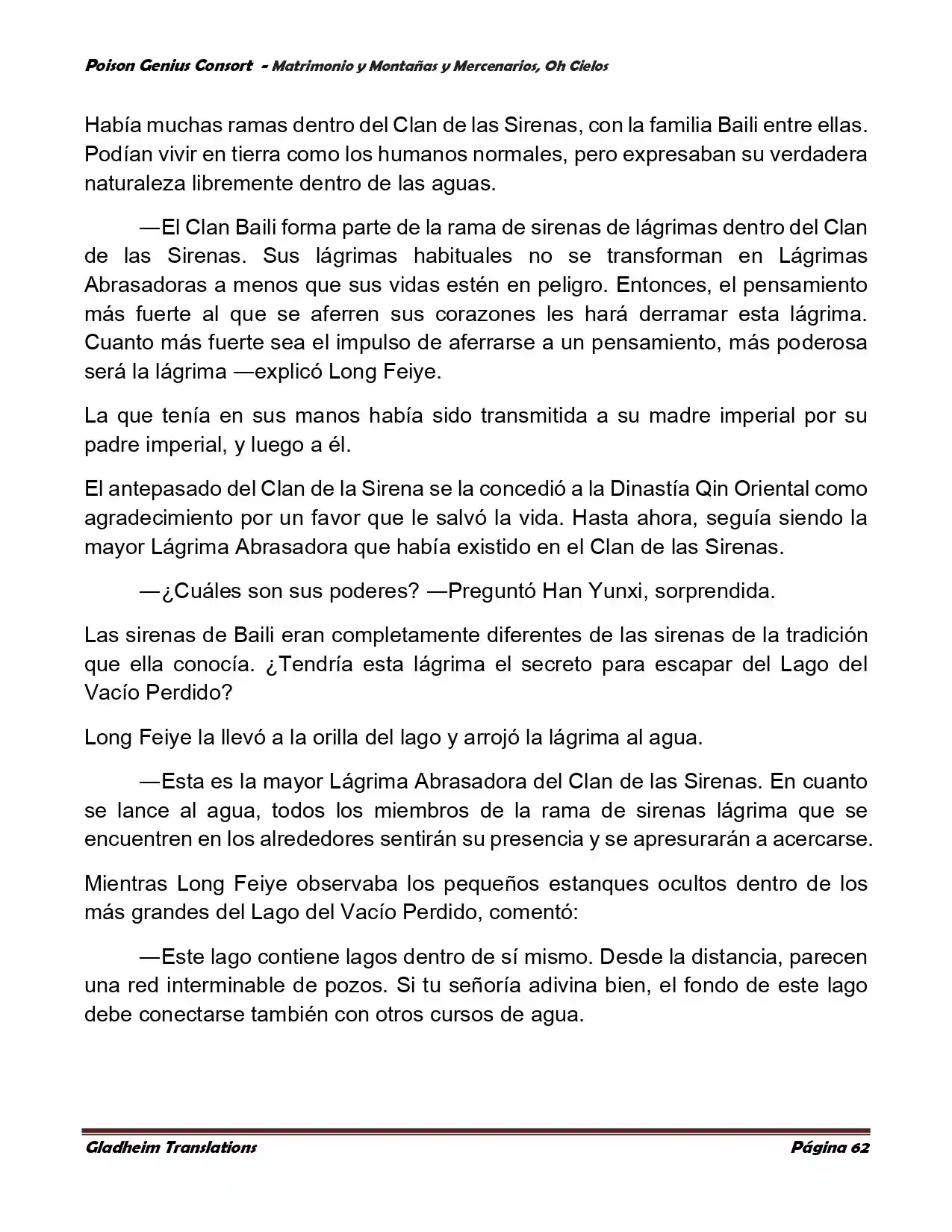 Poison Genious Consort (Novela) - Capítulo 384 - Página 62 - LectorTMOo